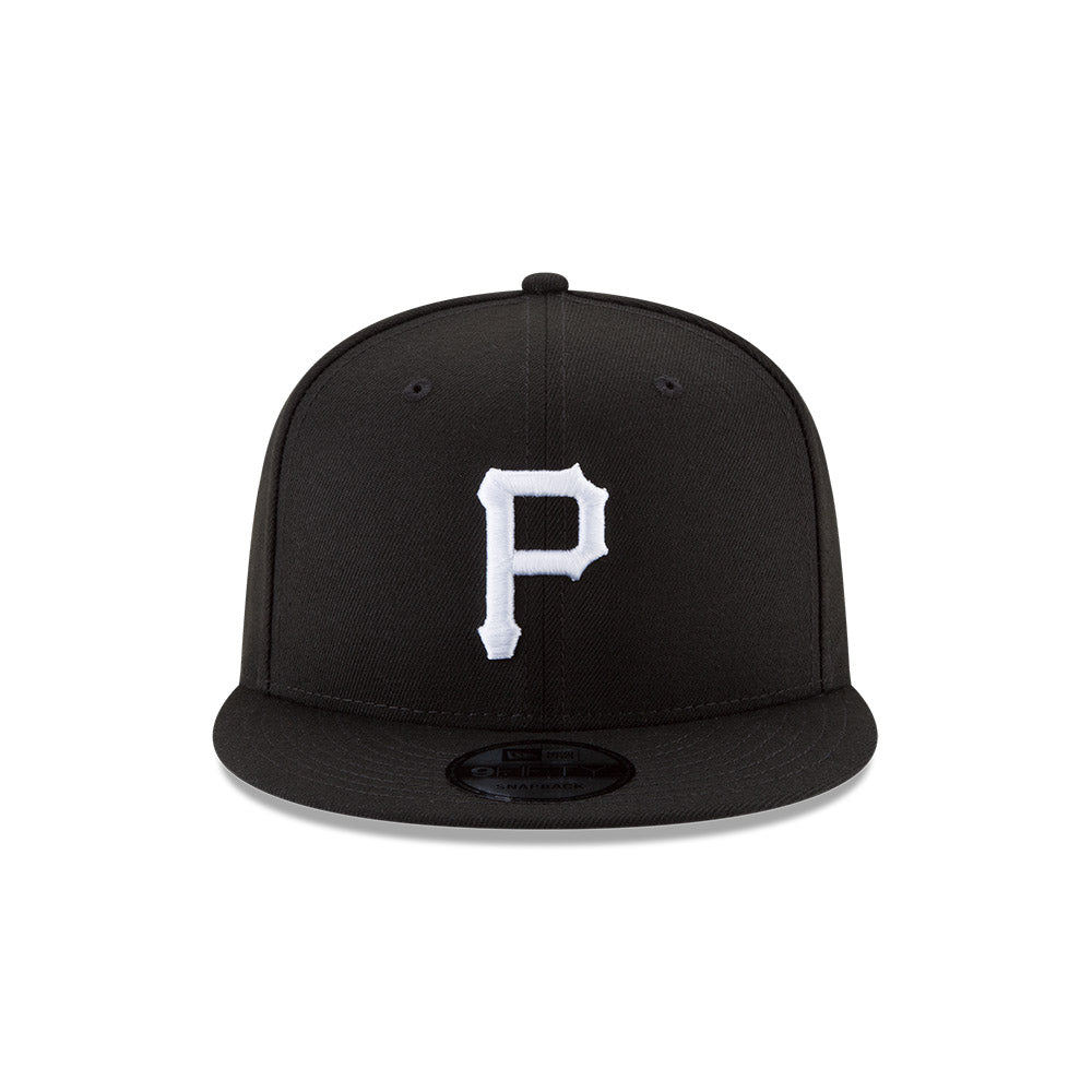 Pittsburgh Pirates New Era Black/White 9FIFTY Snapback Hat、mySite、vikingsvslions
