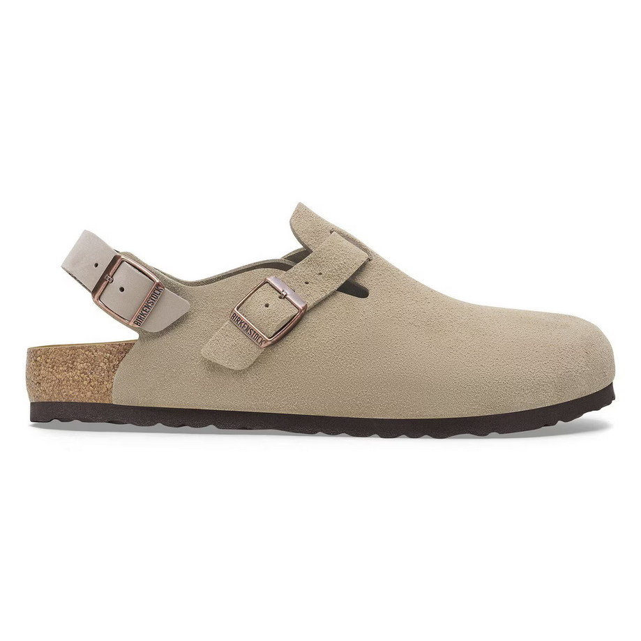  Birkenstock Women's Tokio Clog - Taupe Suede、mySite、preschool7hills