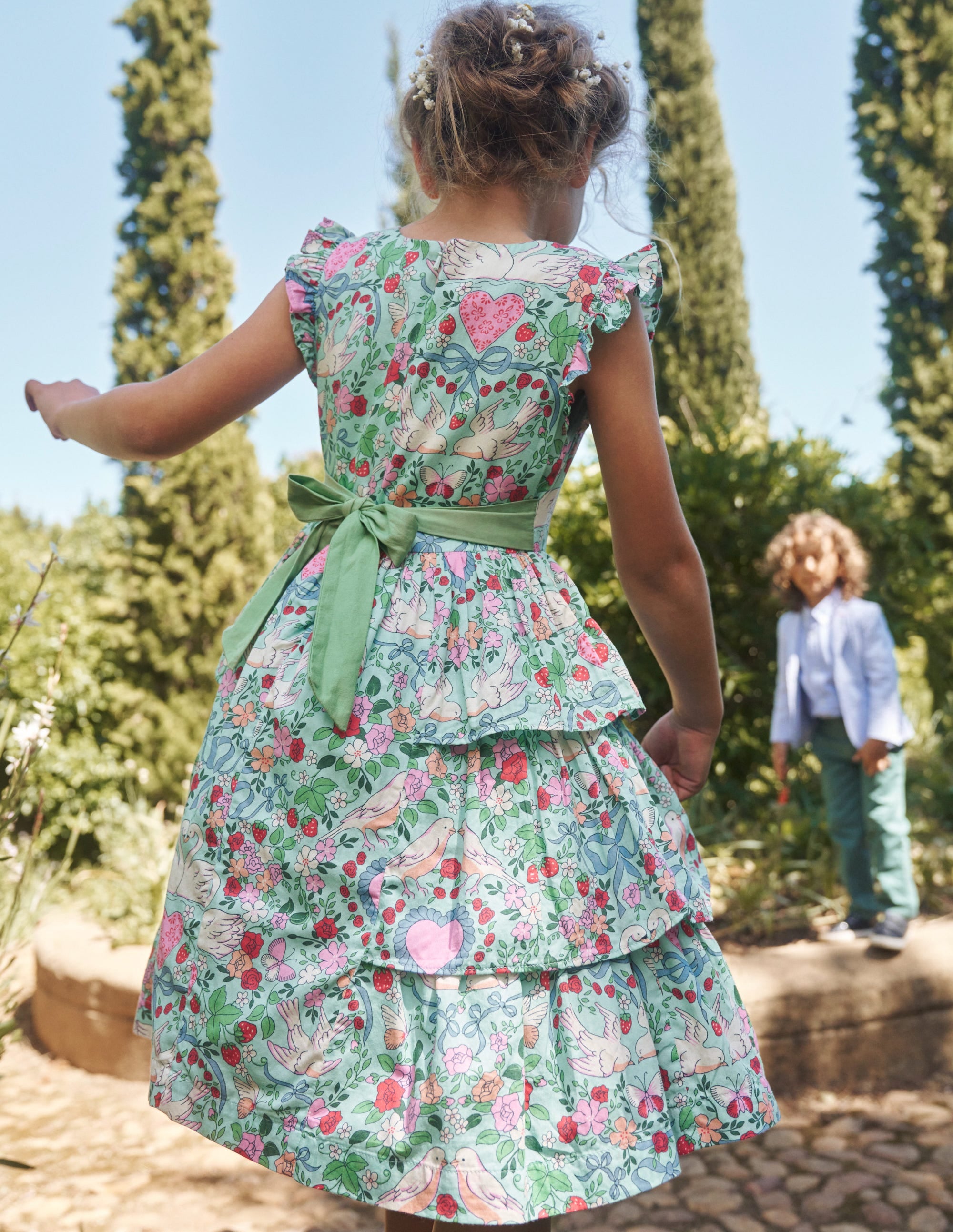  Heritage Party Dress-Green Love Birds、mySite、ashleygrahame