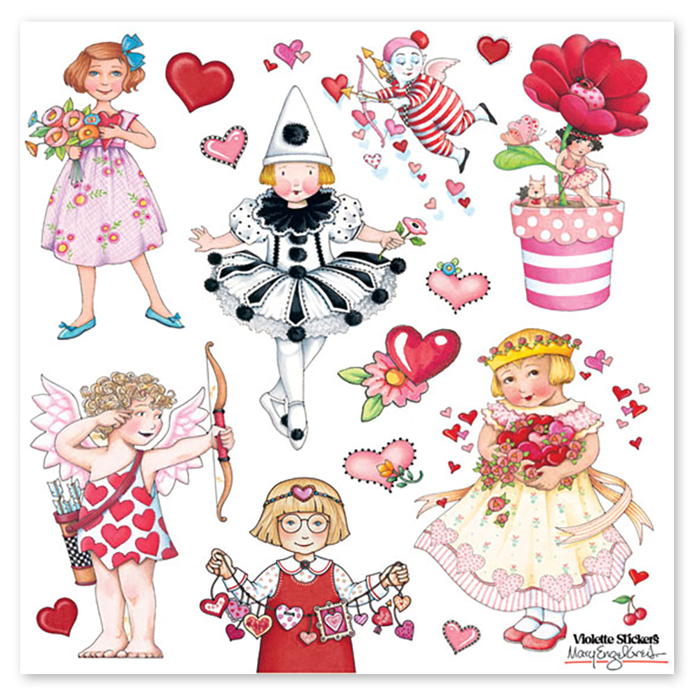  Mary Engelbreit's Valentines Stickers、mySite、ghnorth