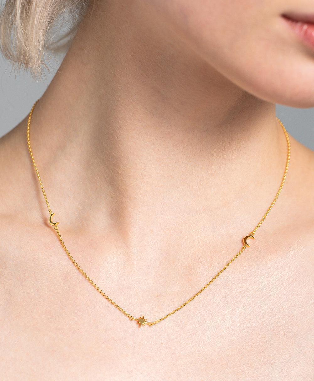 Elise Necklace 18ct Gold Plated、mySite、botmansion