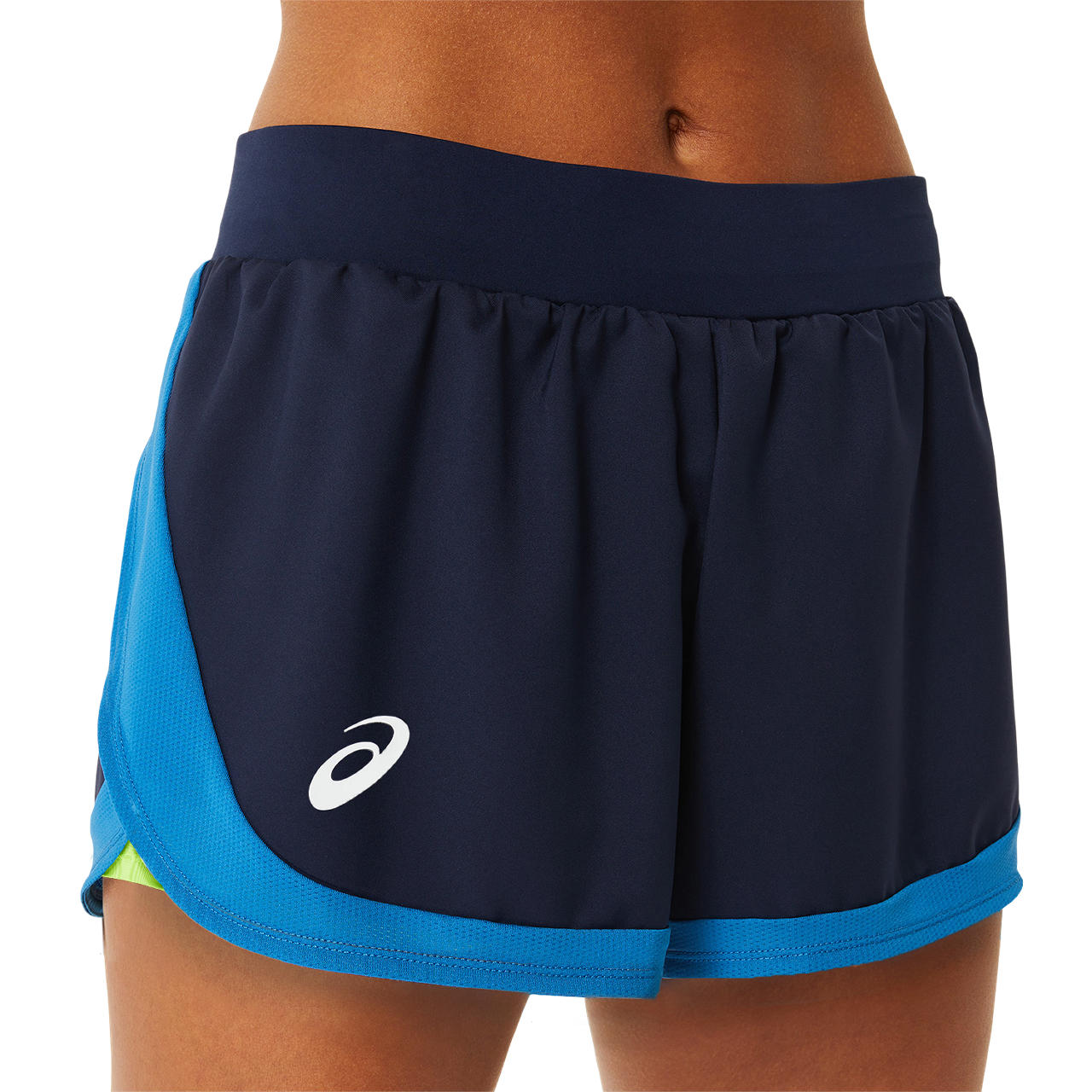 Asics Women's Match Short (Navy/Green)