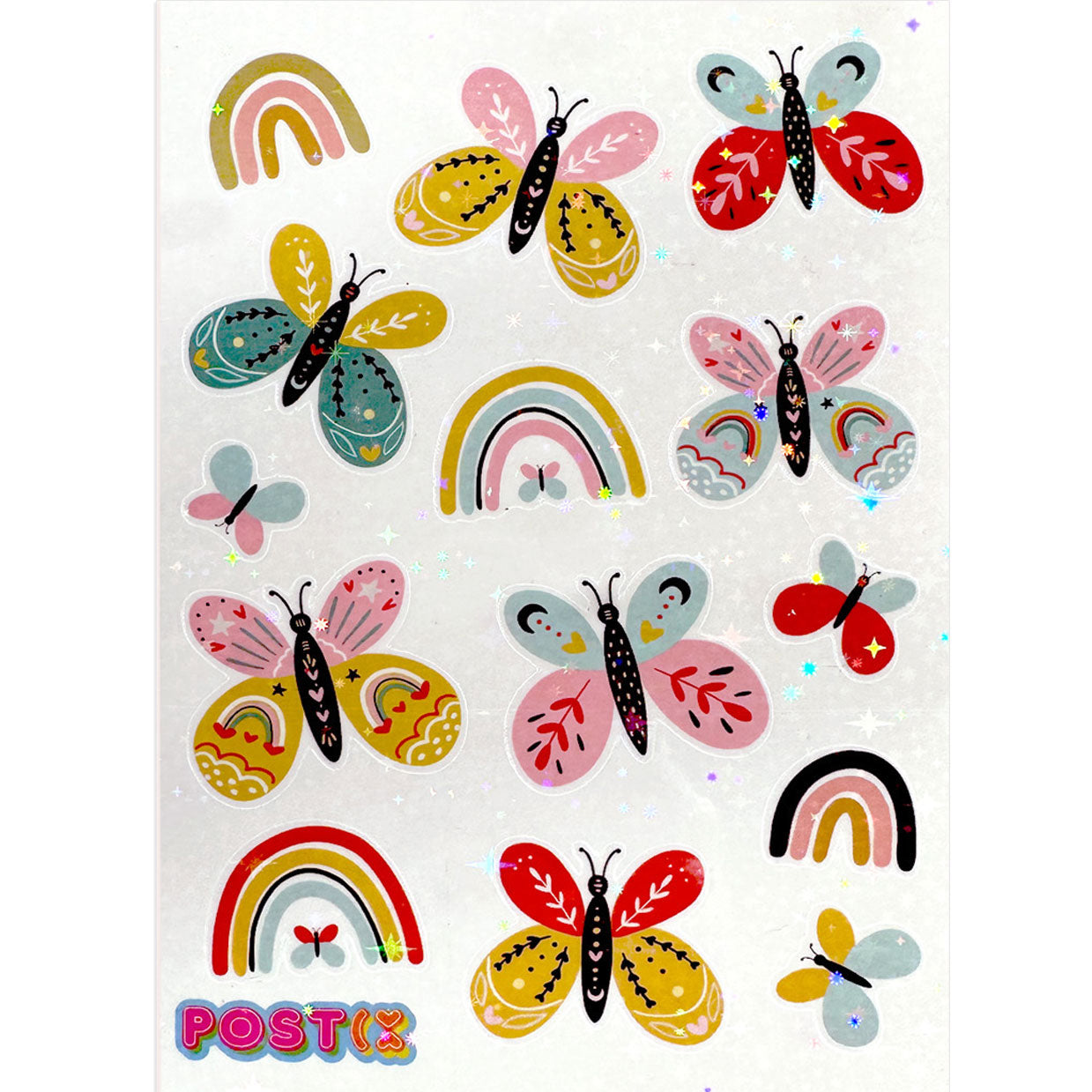  Rainbow Butterfly Hologram Stickers、mySite、ghnorth