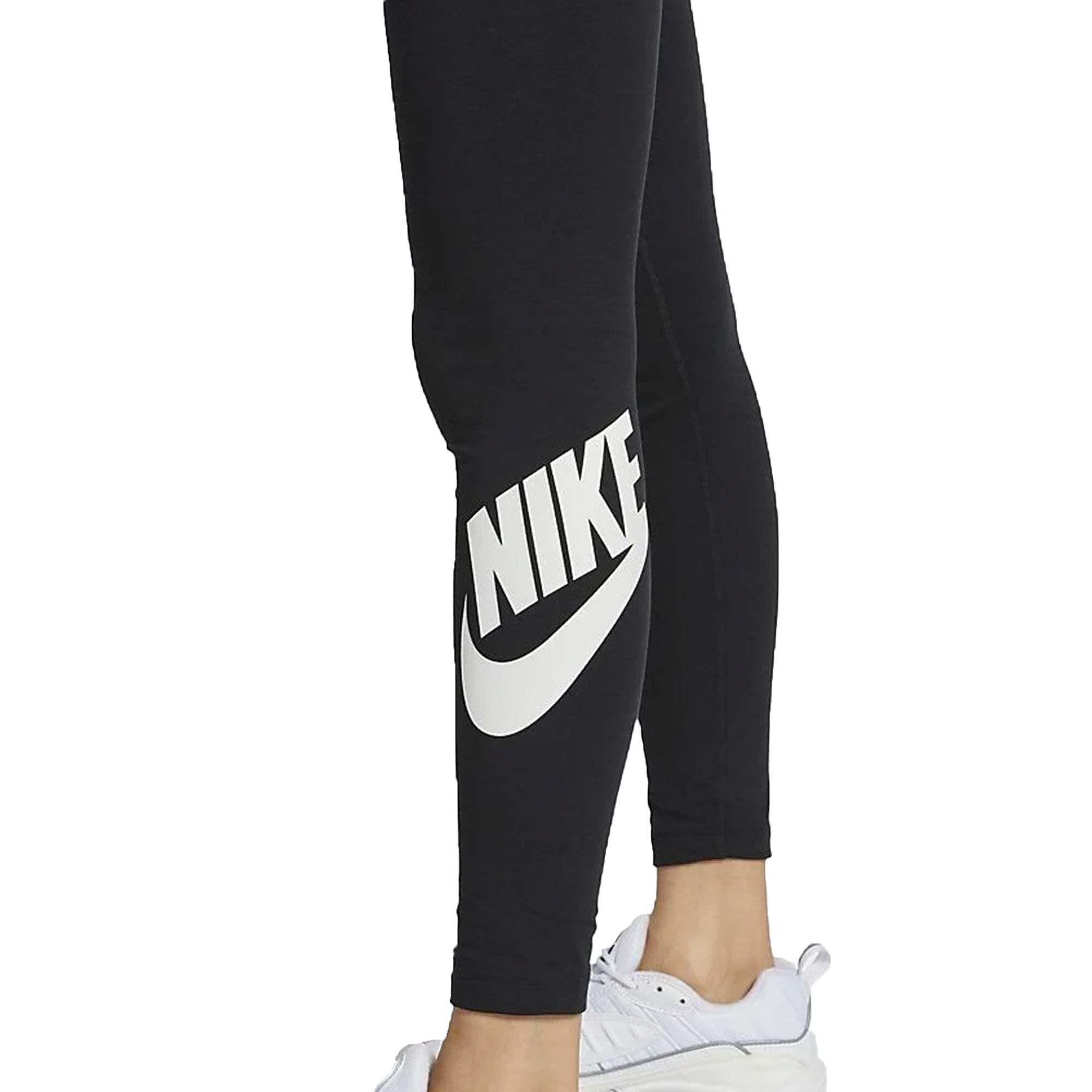 Nike Women's Leg-A-See High Waist Tights Black/White、mySite、bottomscart