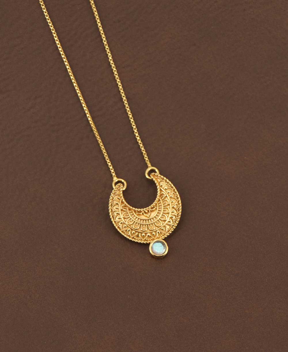 Moon Phase Mandala Art Gemstone Inspirational Necklace、mySite、topwebapps