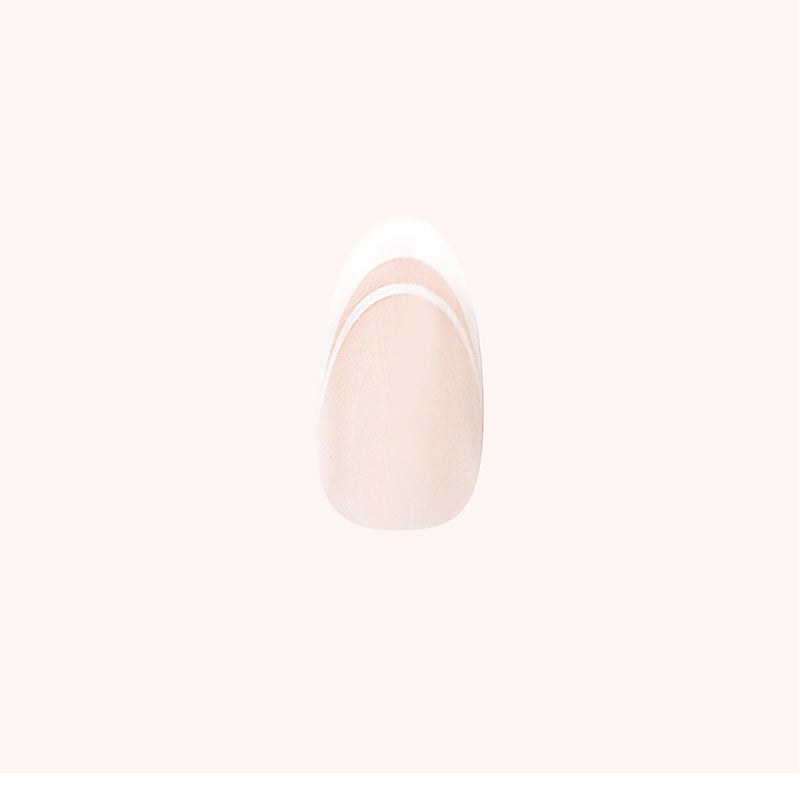 Classic Double French | Almond | Medium、mySite、solidvoid
