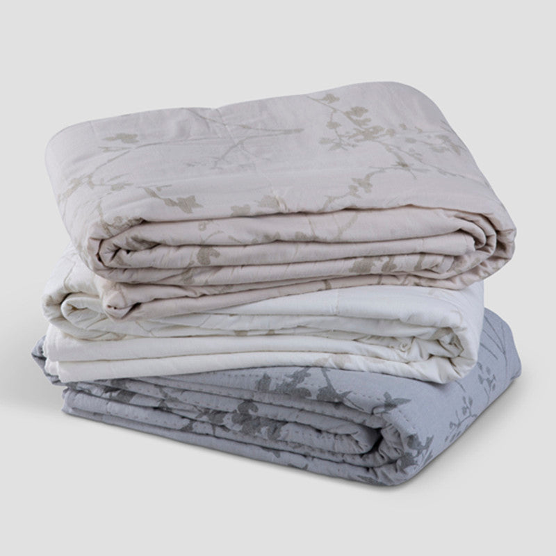 Cotton Twilight Bliss Dohar | Ivory | Set of 2、mySite、camillekostekn