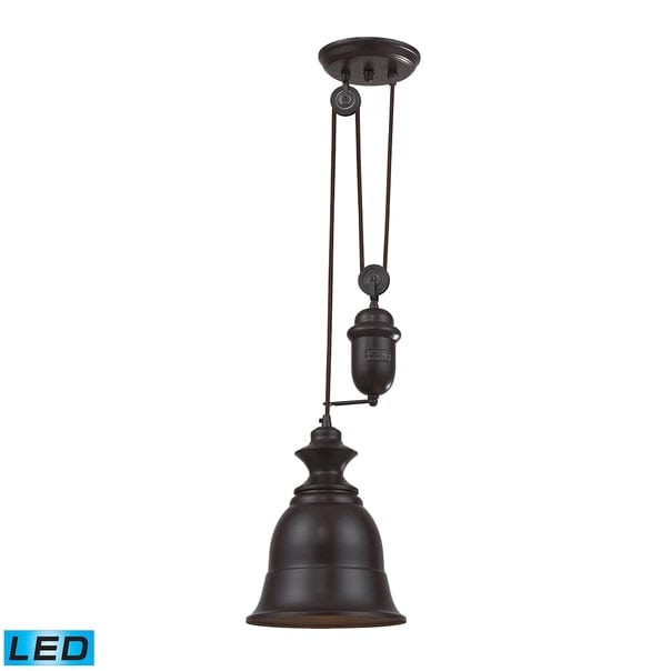 Farmhouse 1-Lght Adjustbl Pndnt W/Shade Led 65070-1-LED、mySite、g9winljtr