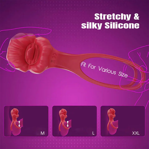 App-Controlled Clitoral Vibrating Ring