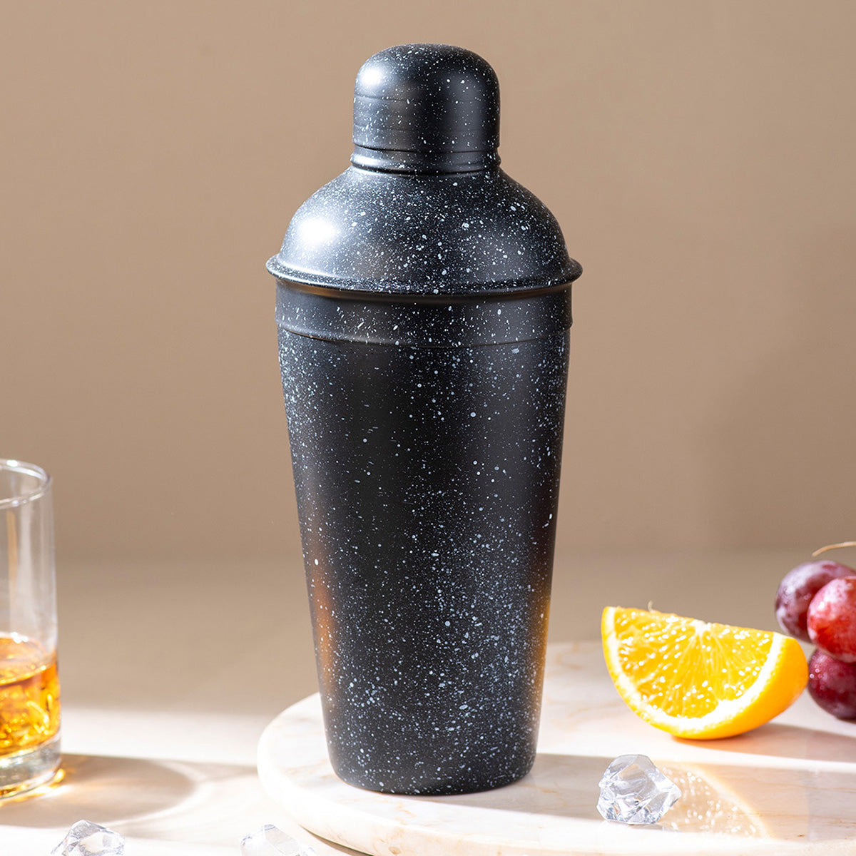 Stainless Steel Mocktail Shaker | Black | 550 ml、mySite、camillekostekn