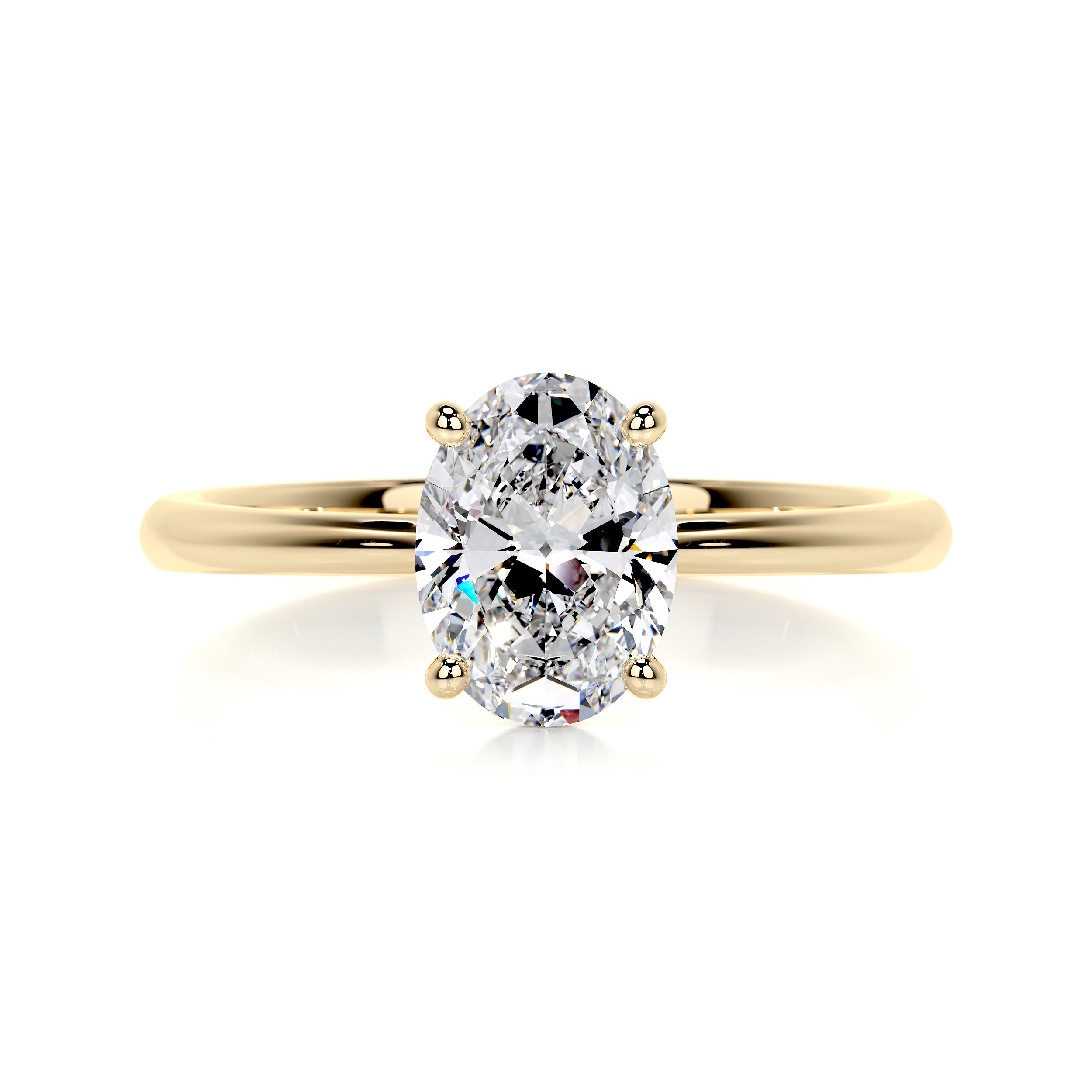 Julia Diamond Engagement Ring -18K Yellow Gold、mySite、hinf8tx79