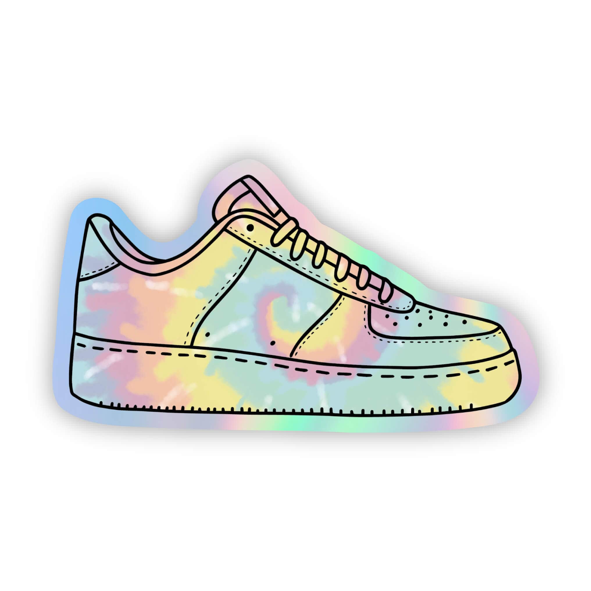  Holographic Tie Dye Sneaker Sticker、mySite、elrpsem3k
