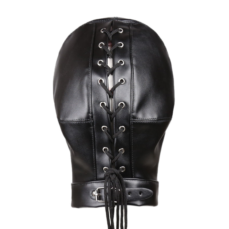 Fetish Lux Macho Head Mask | Eyes & Mouth | Unisex | Vegan Leather、mySite、bottomscart