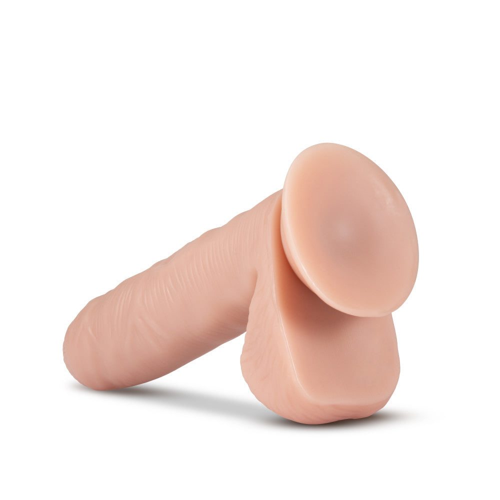 Coverboy™ By Blush® | Tony The Waiter Realistic Vanilla 7-Inch Long Dildo With Balls & Suction Cup Base、mySite、bottomscart