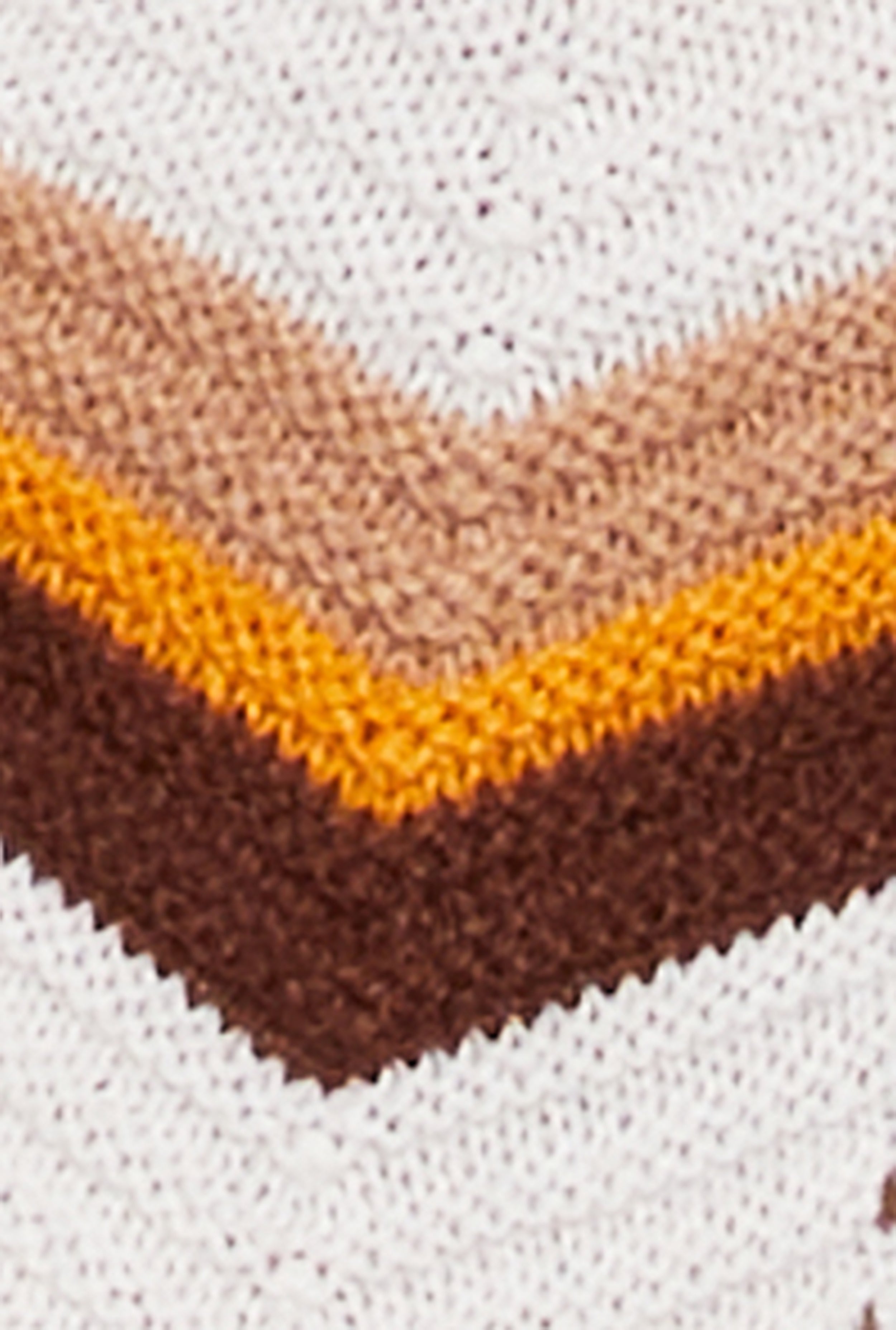 Chevron Stripe Caged Back Sweater、mySite、camillekostekn