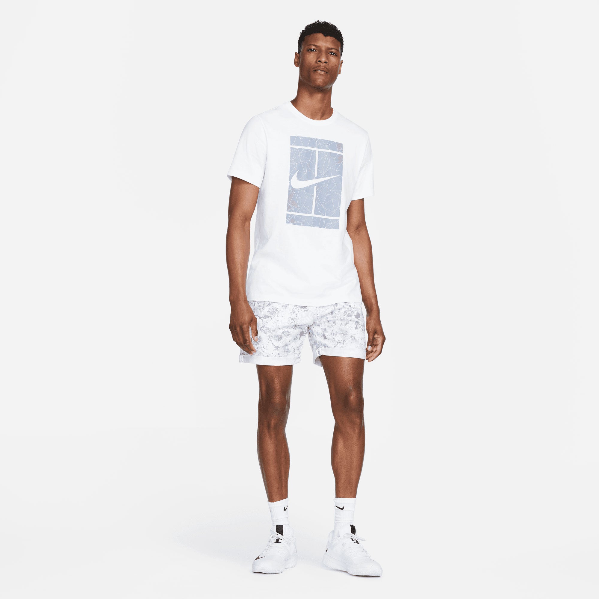 NikeCourt Dri-FIT Heritage London Men's Printed Tennis Shorts