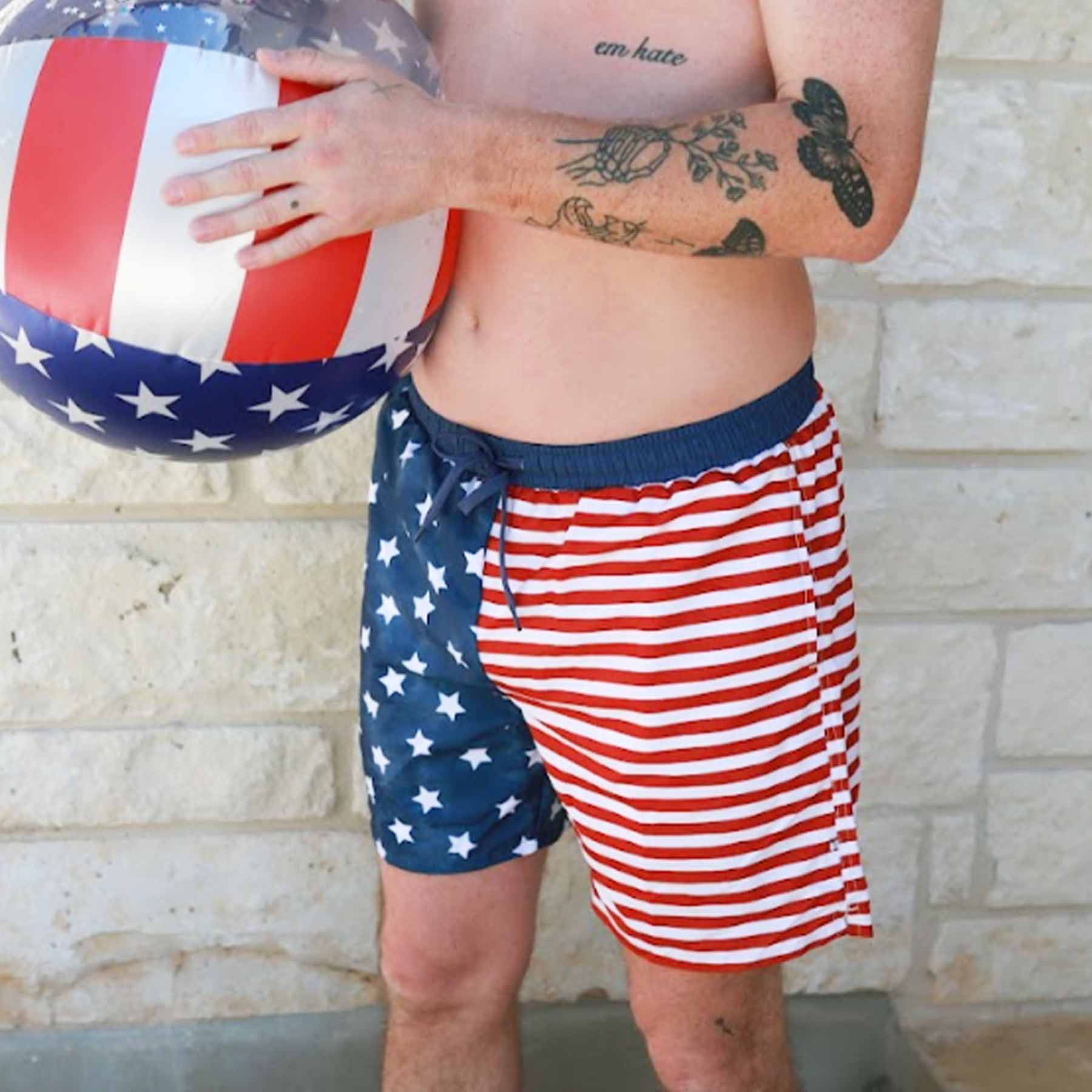  Men's Swim Trunks | Patriotic Summer、mySite、layawaytickets