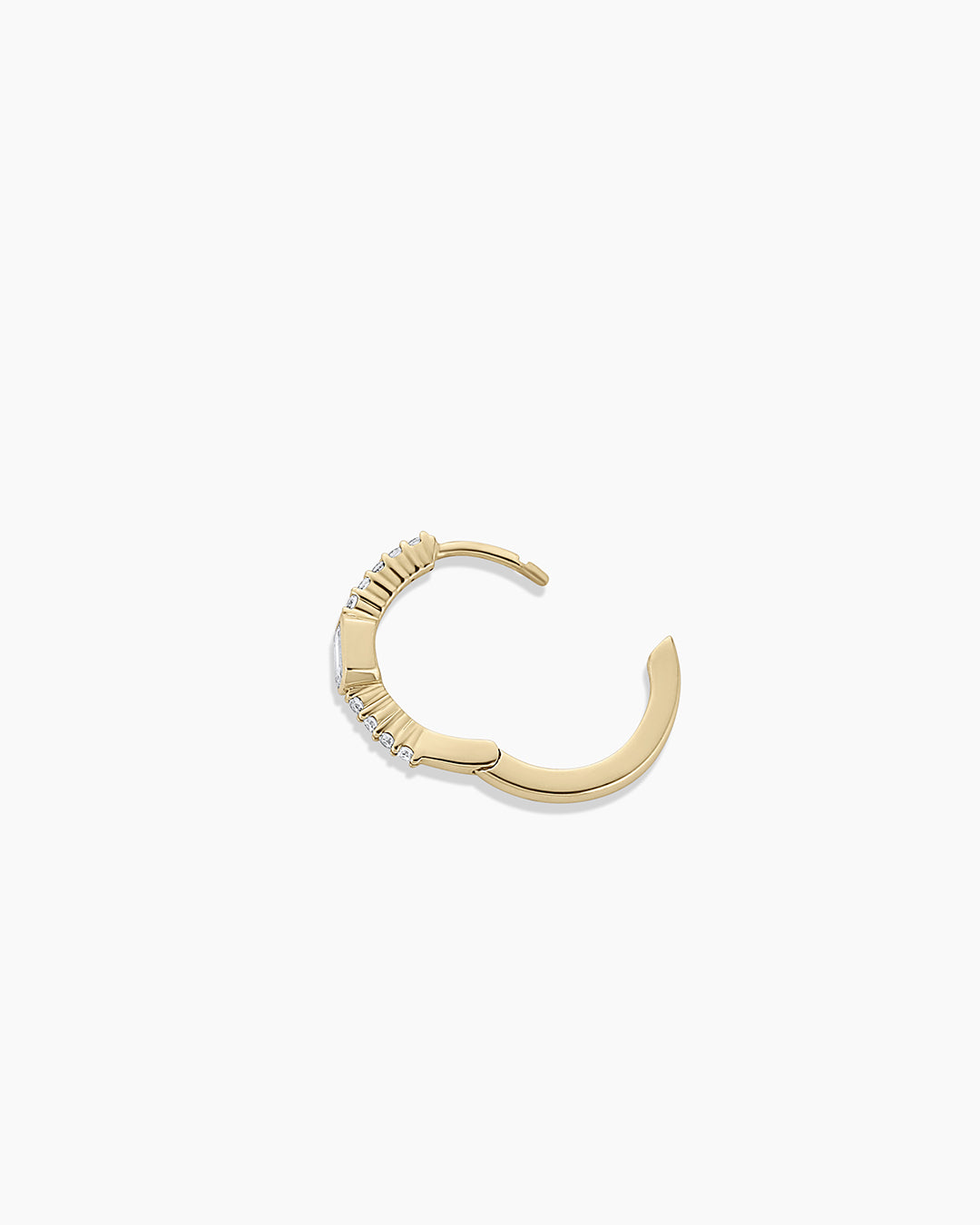 Lab Grown Diamond Emerald Single Huggie、mySite、hinf8tx79