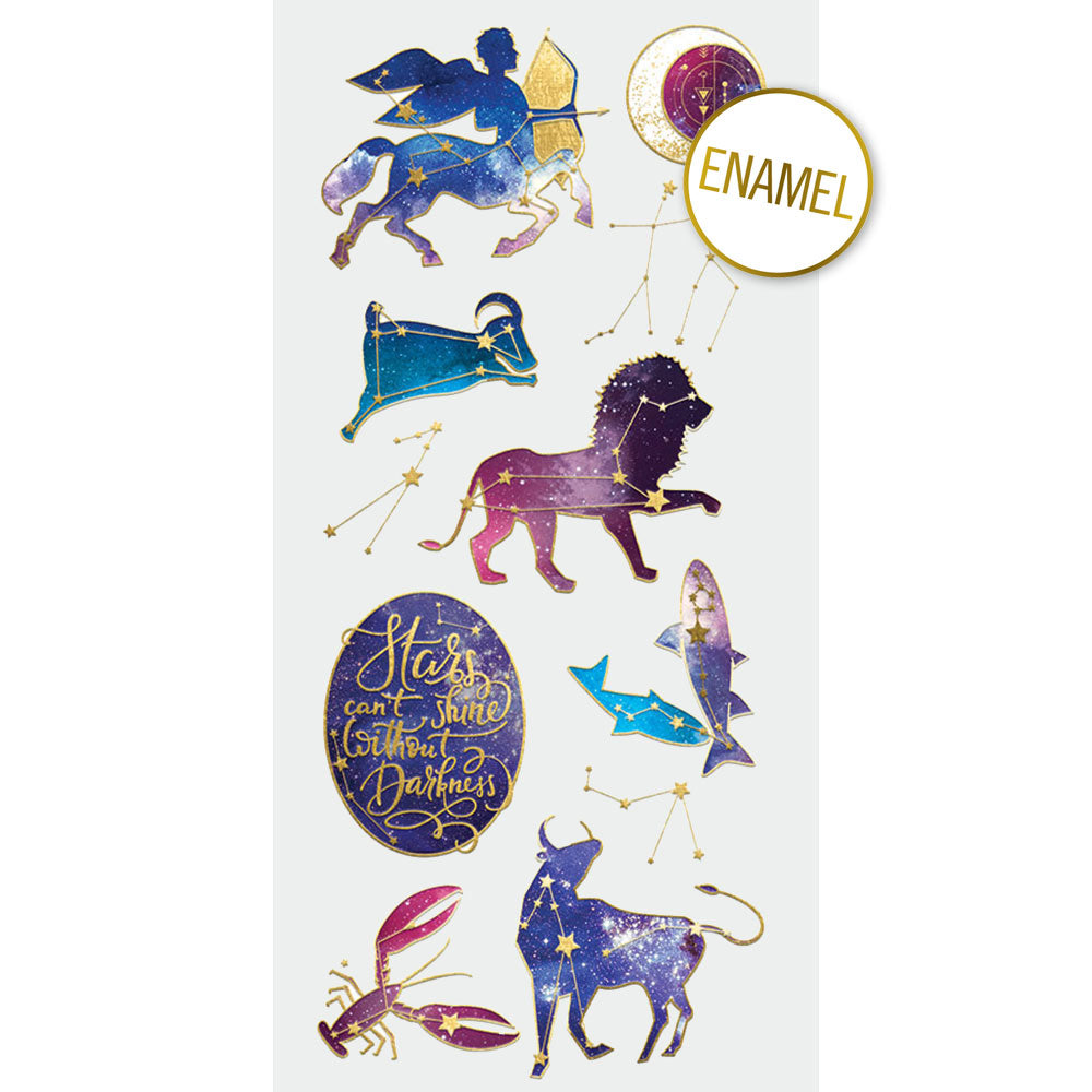  Celestial Faux Enamel Stickers、mySite、ghnorth