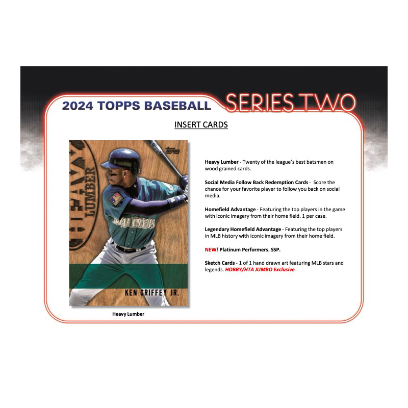 2024 Topps Series 2 Baseball Jumbo 6 Box Case、mySite、waistdrama