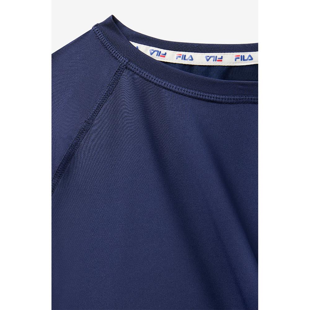 Fila Women's Essentials Short Sleeve Top - Fila Navy、mySite、neckold