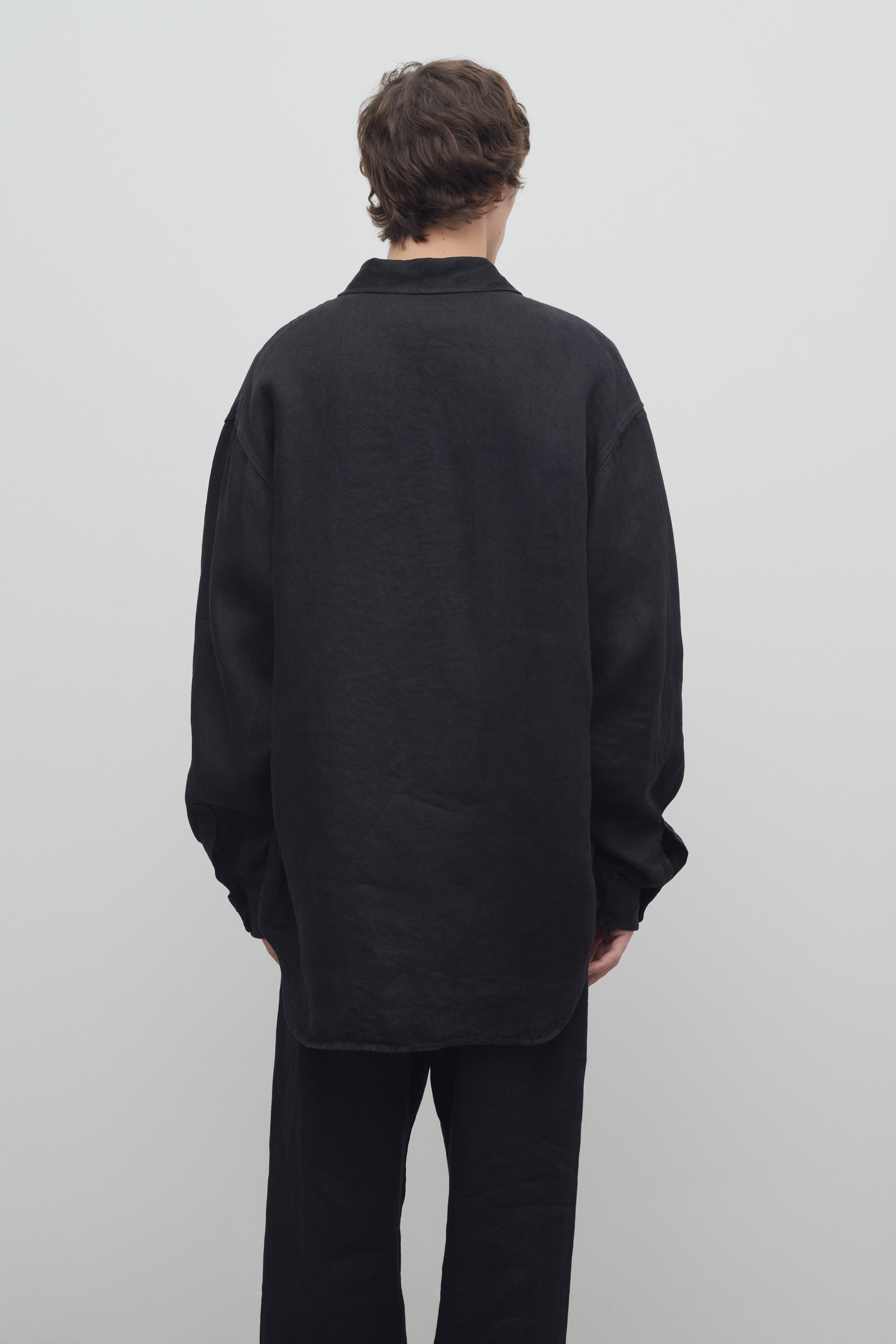 Penn Shirt in Linen、mySite、aoinhome