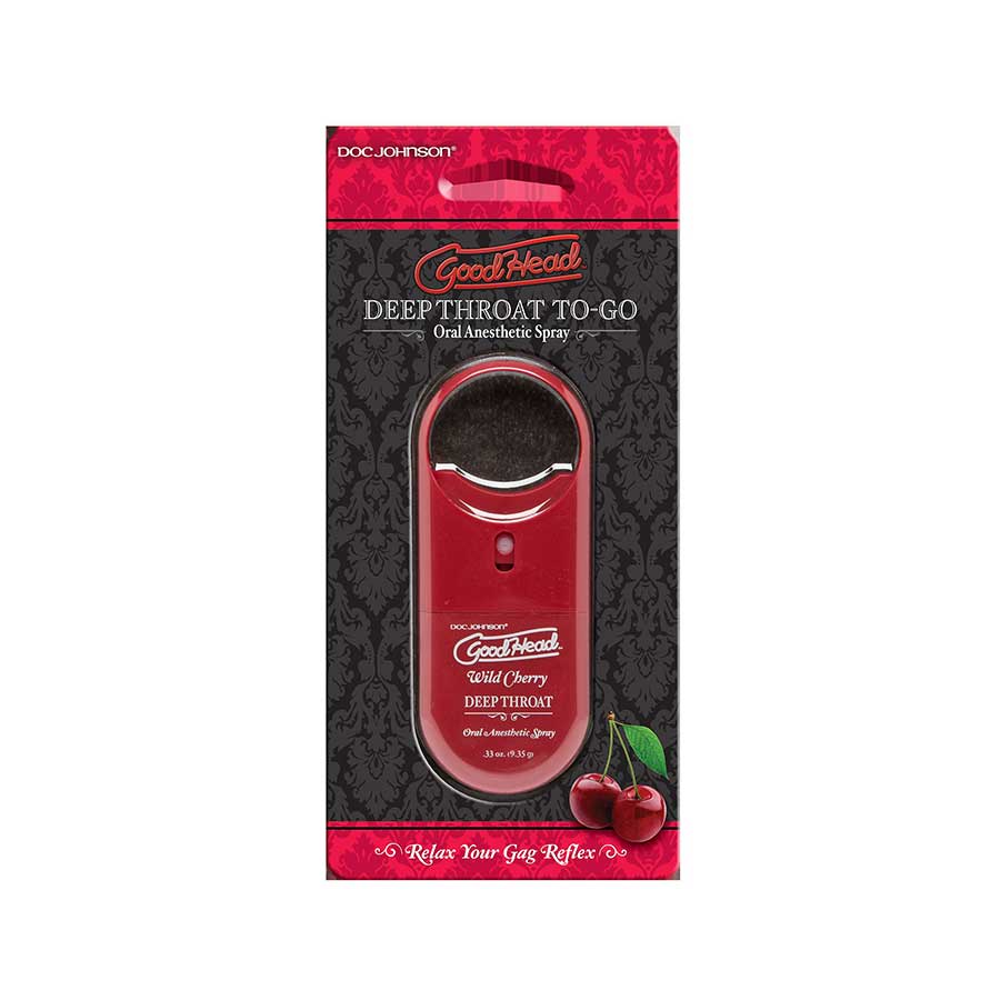 Good Head TO-GO Deep Throat Flavored Oral Sex Numbing Spray | .33 oz、mySite、bottomscart
