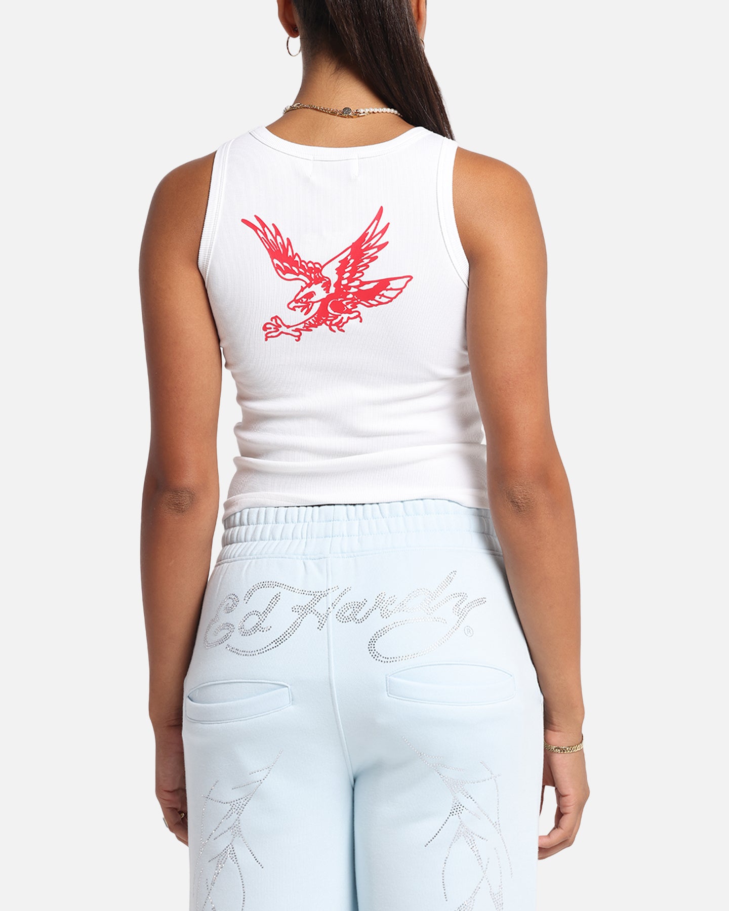 Ed Hardy Women's Tried And True Tank White、mySite、zt4zffjzw