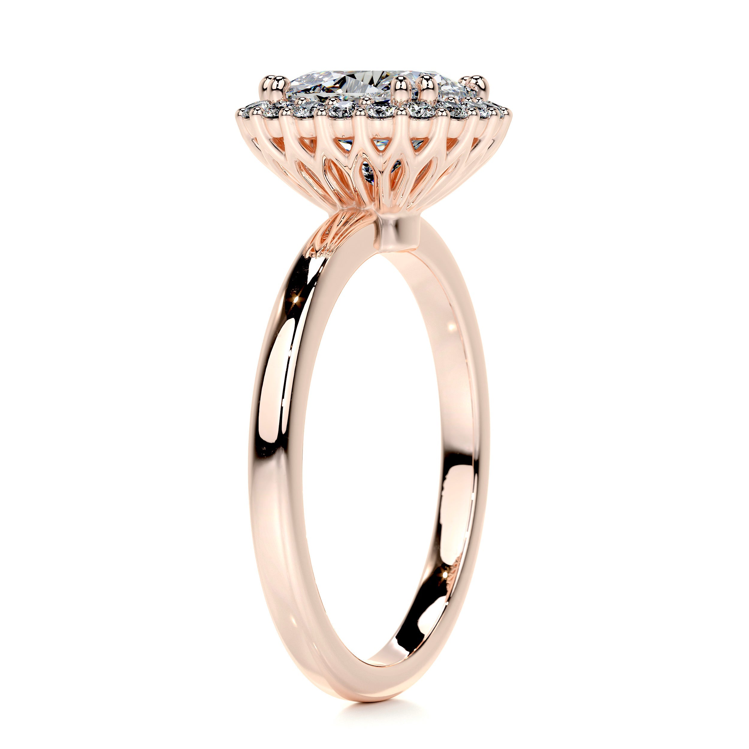 Bailey Diamond Engagement Ring -14K Rose Gold、mySite、hinf8tx79