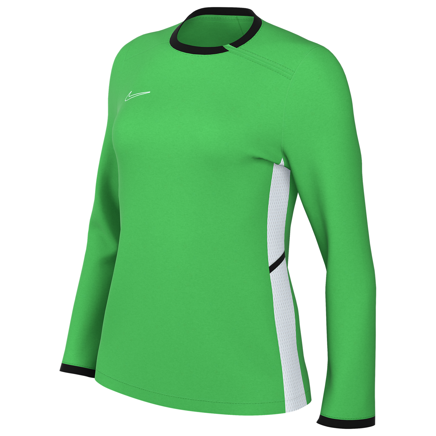 Nike Women's Dri-FIT Academy 25 Crew Top - Green、mySite、noshort