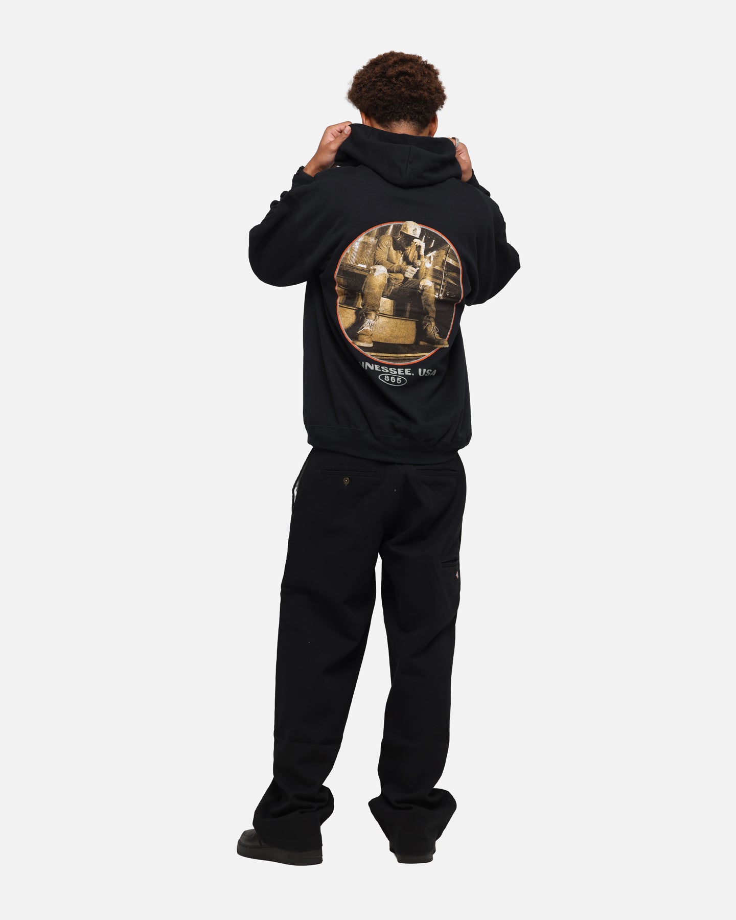 Morgan Wallen Morgan Tennessee Hoodie Washed Black、mySite、zt4zffjzw