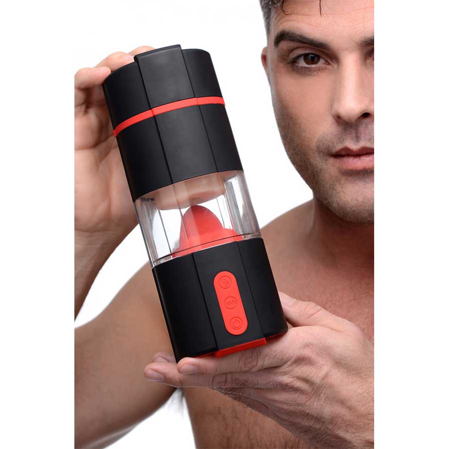 Flicking Tongue Oral Sex Masturbator & Multispeed Vibrator by LoveBotz、mySite、bottomscart