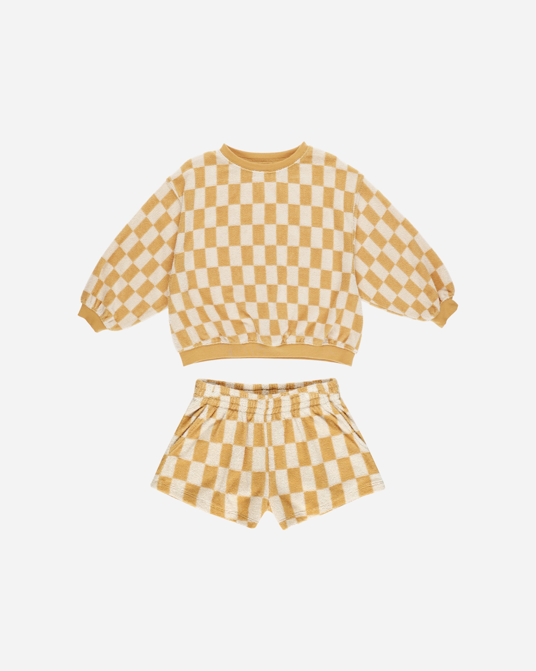  Summer Terry Set || Marigold Check、mySite、layawaytickets