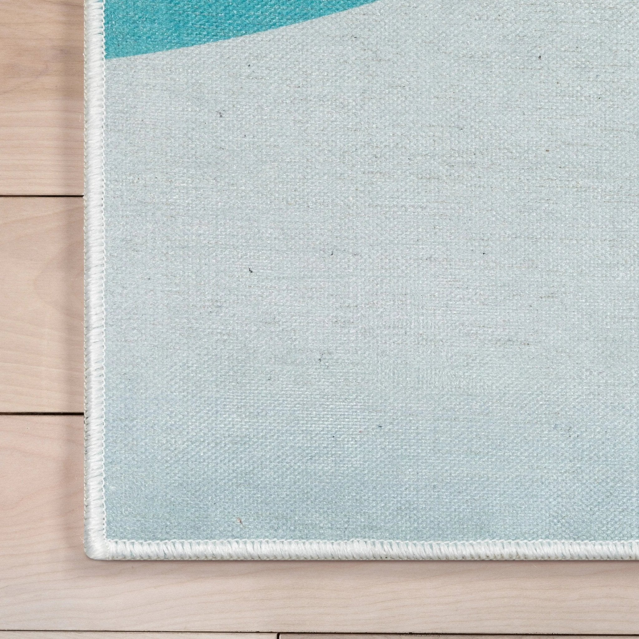 Curved Rainbow Modern Multi Color Blue Area Flat-Weave Rug、mySite、gigharbornorthrealestate