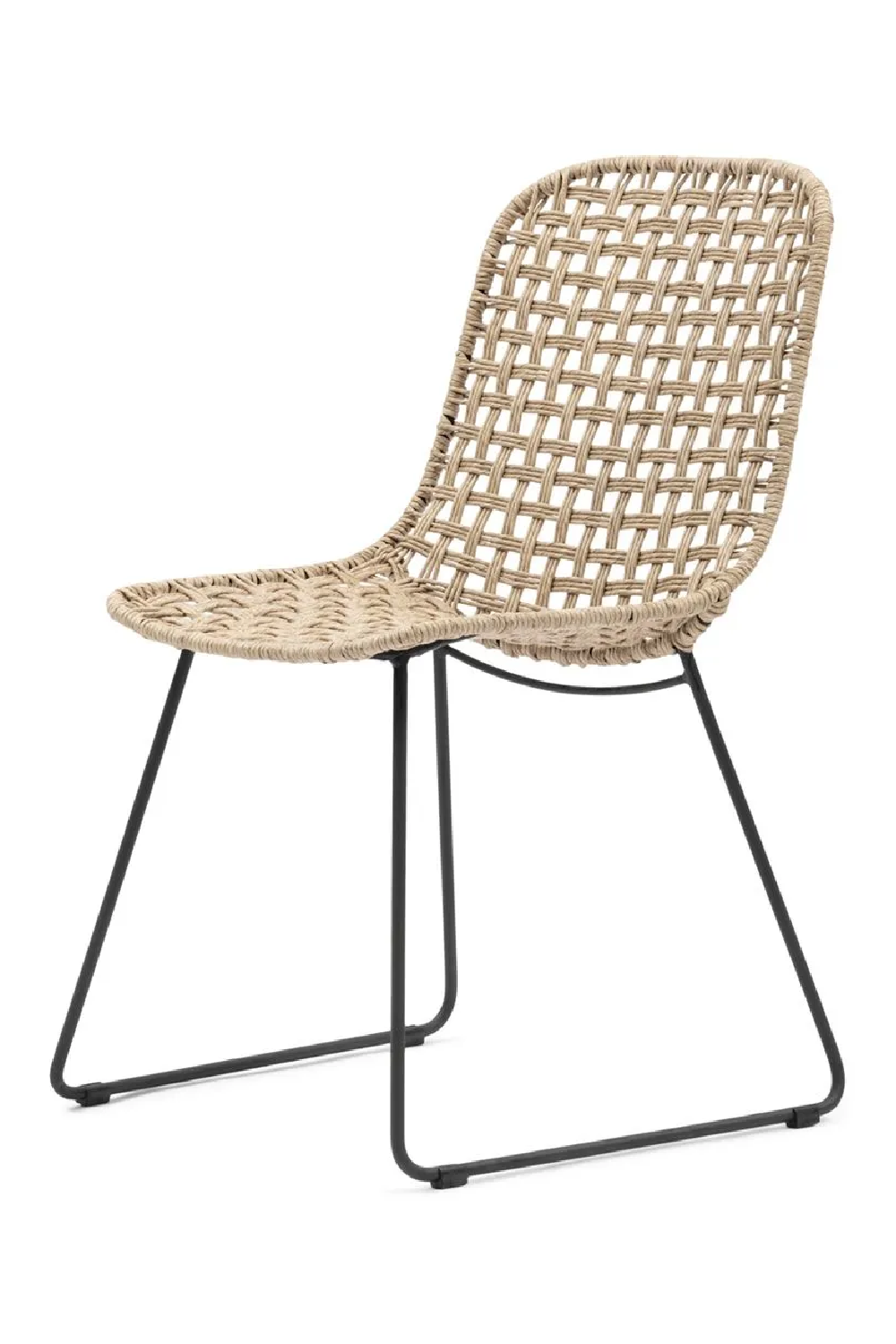 Openwork Wicker Outdoor Dining Chair | Rivièra Maison Jakarta、mySite、neckold