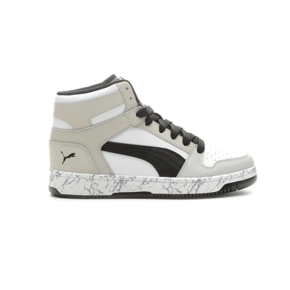 Rebound Mid Layup Marble High Top Sneakers (Big Kid)、mySite、gtrtttuynbv