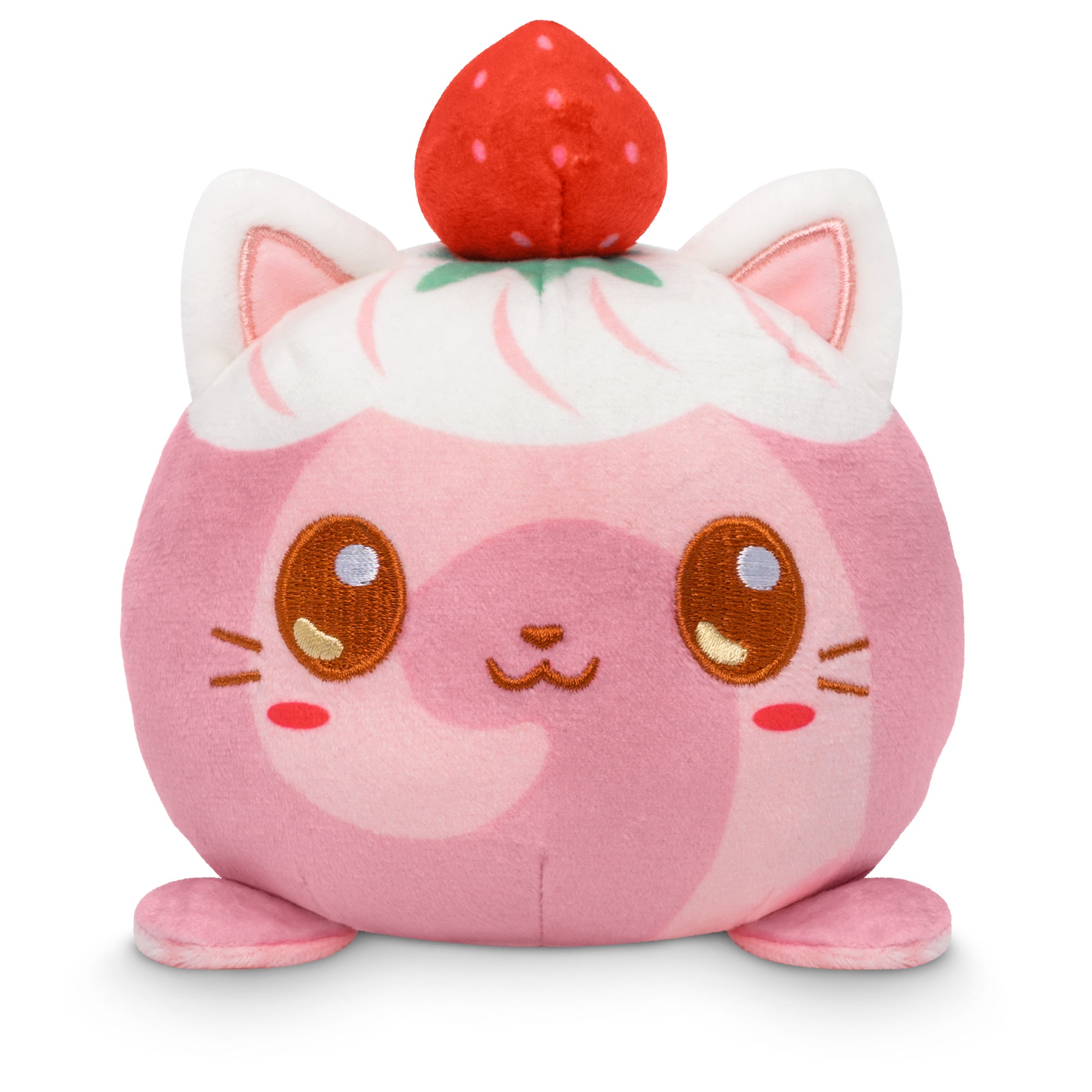 Strawberry Kitty Roll 4 Strawberry Cake-Scented Reversible Plushie、mySite、lovesweatpilates