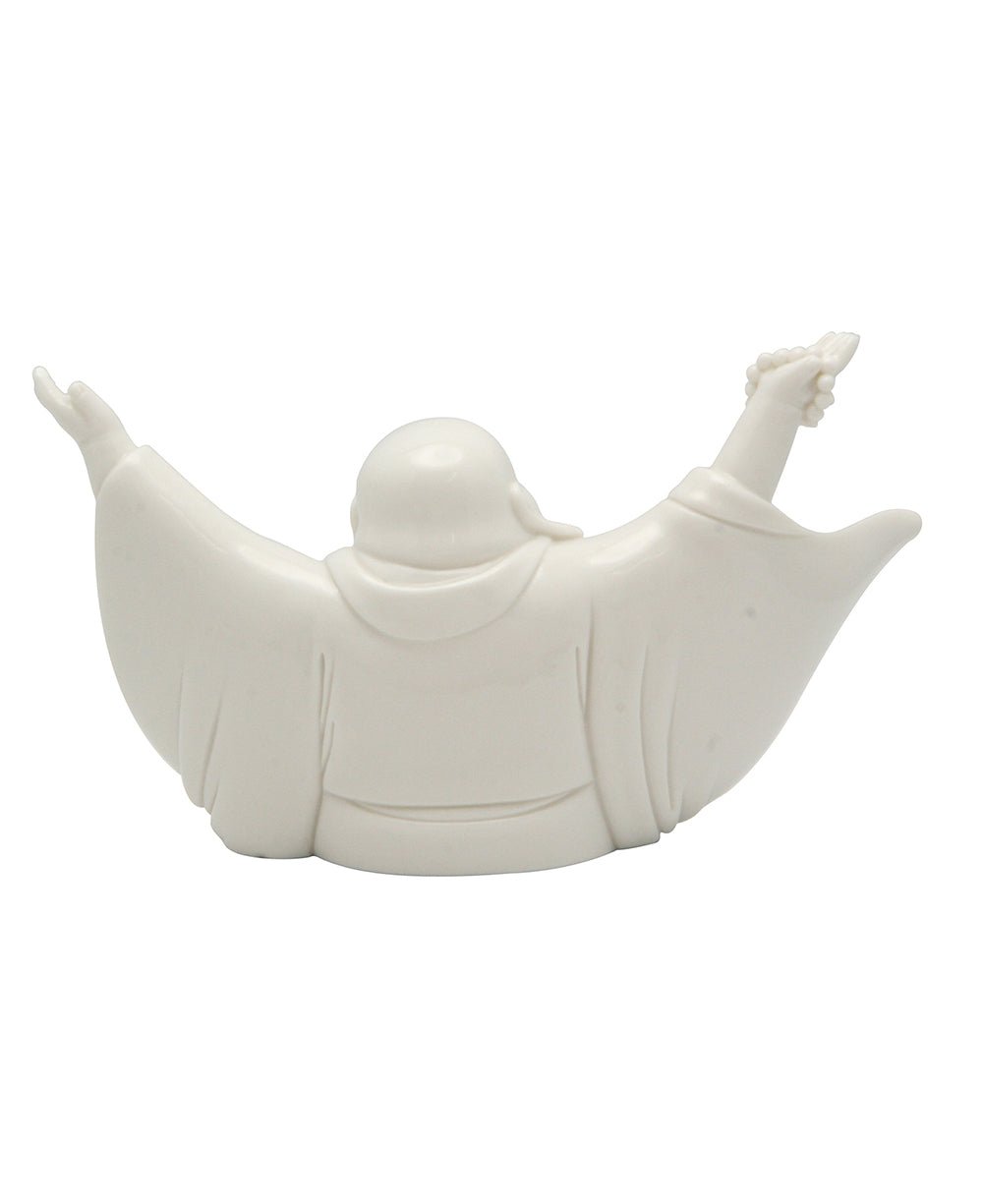 Cheering Happy Buddha Porcelain Statue、mySite、topwebapps