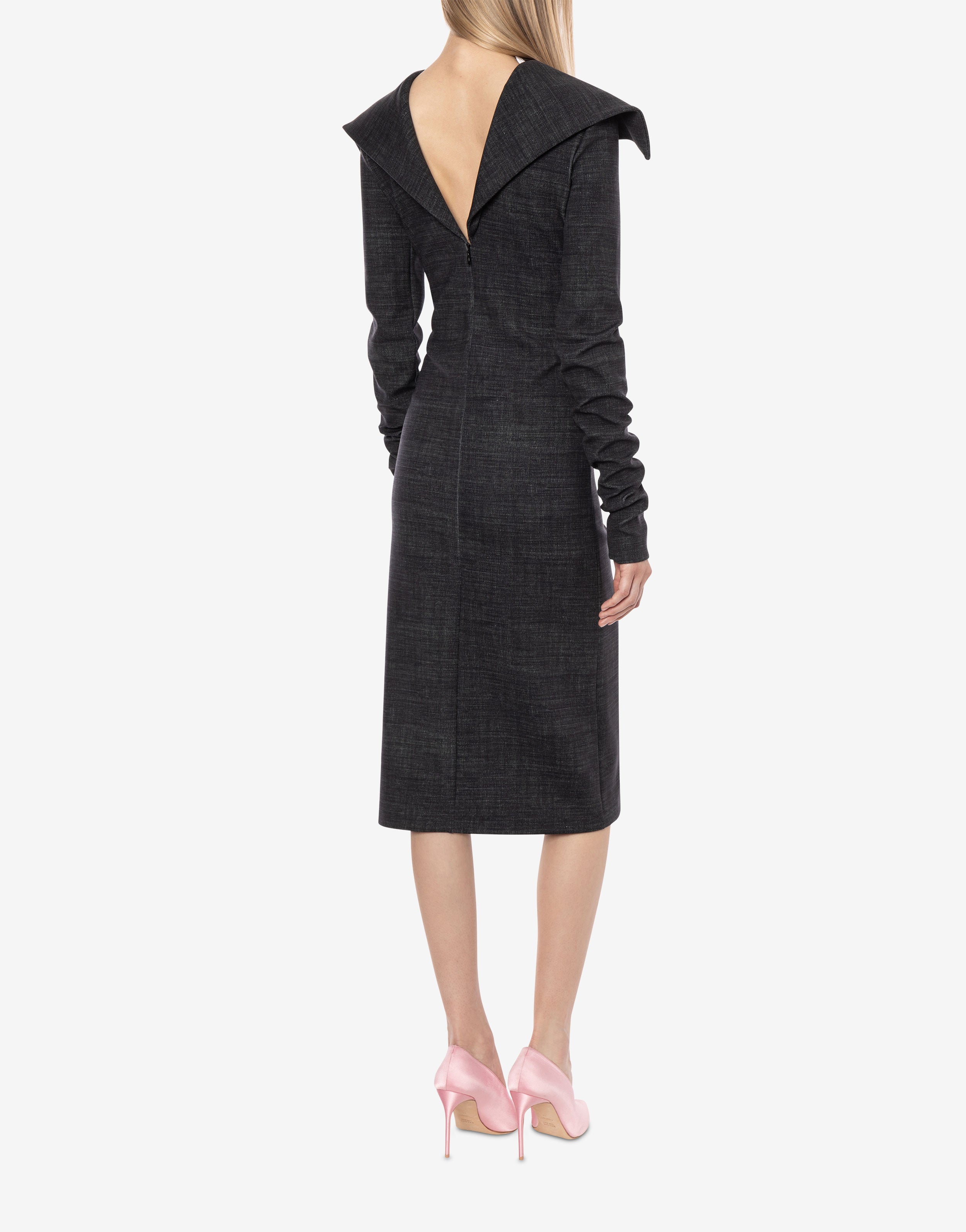 Abito longuette in neoprene stampato、mySite、aoinhome