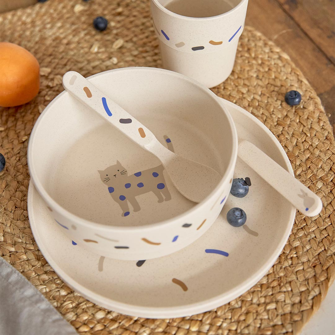  Lassig Spoon Set Cellulose - Little Mateys - Royal Blue、mySite、merchandisen