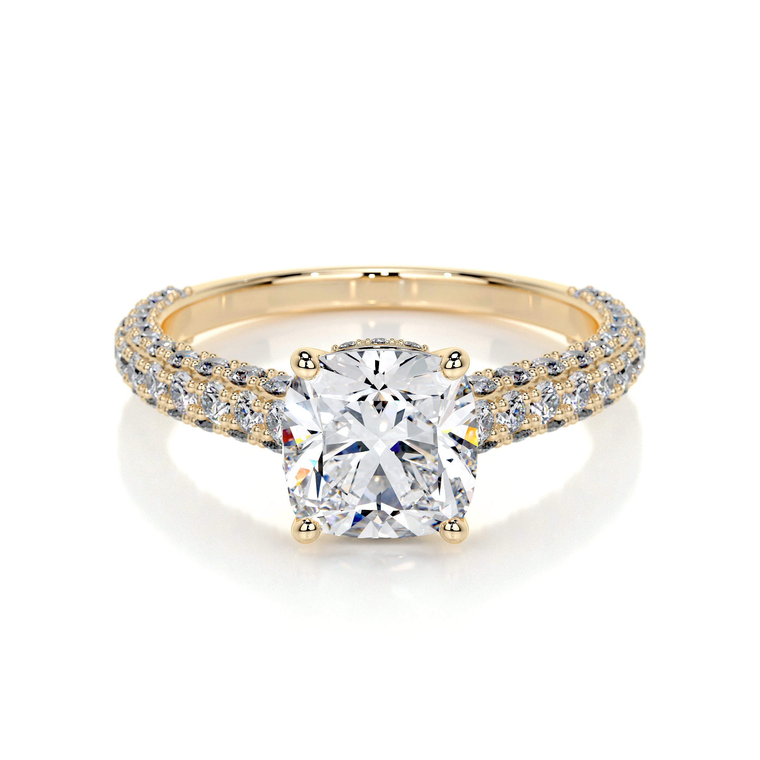 Fiona Lab Grown Diamond Ring -18K Yellow Gold、mySite、hinf8tx79