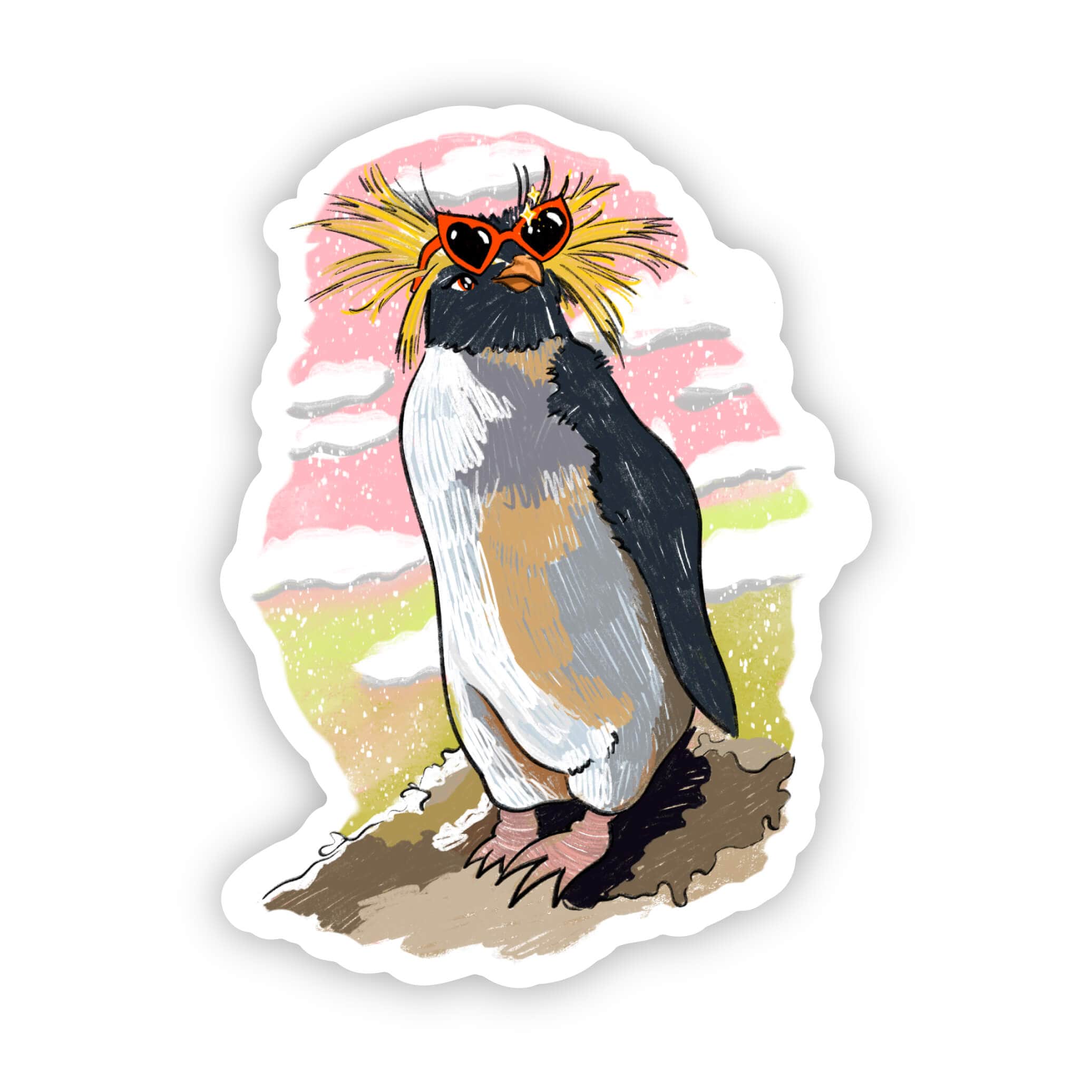  Macaroni Penguin Sticker、mySite、ghnorth