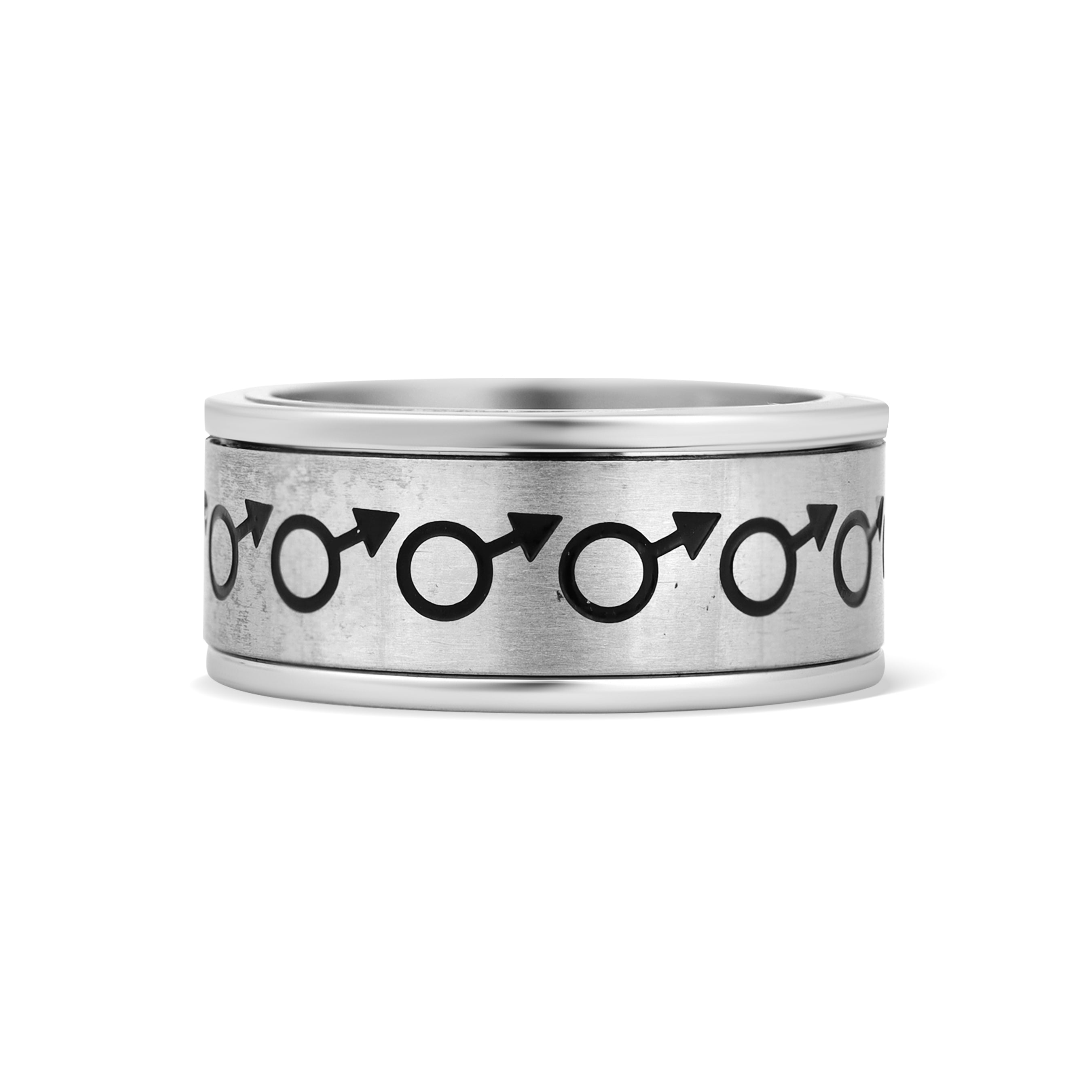 Male Symbol Spinner Stainless Steel Ring / DIS0017、mySite、dreamappss