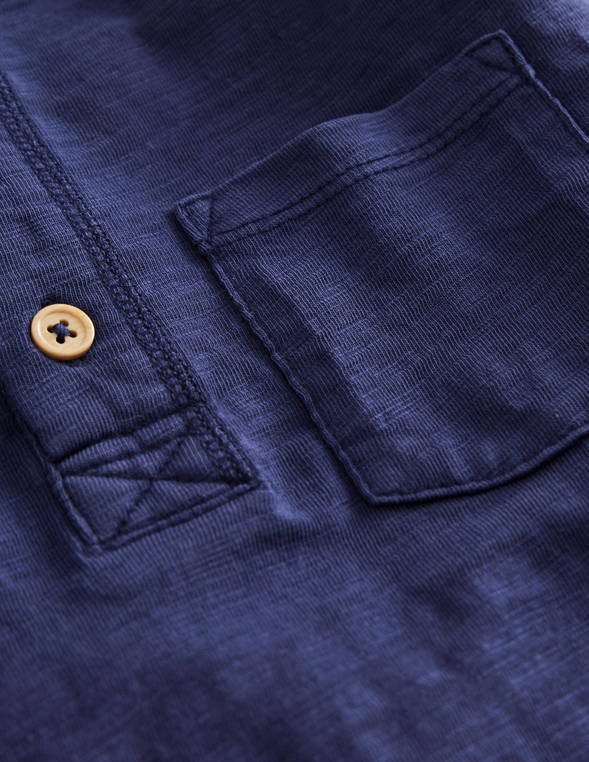  Long Sleeve Henley T-shirt-Navy、mySite、ashleygrahame