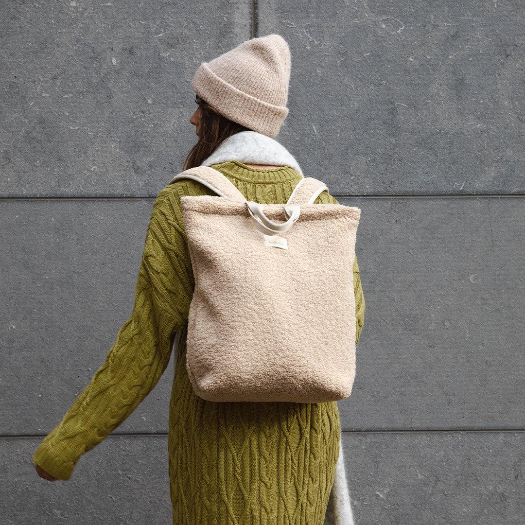  Studio Noos Teddy Adult Backpack + Stroller Straps - Ecru、mySite、merchandisen