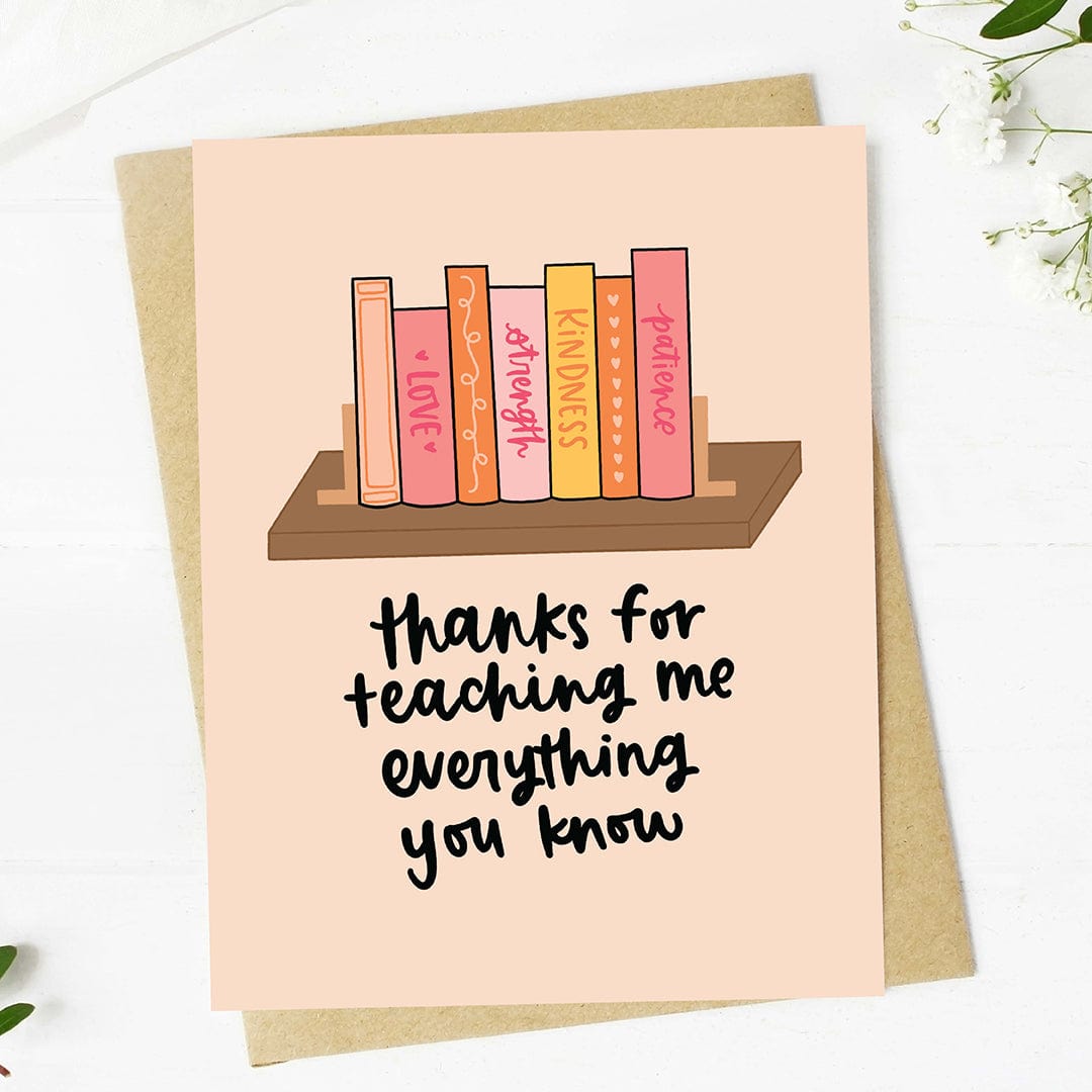  Thanks for teaching me everything you know Mother's Day Card、mySite、elrpsem3k