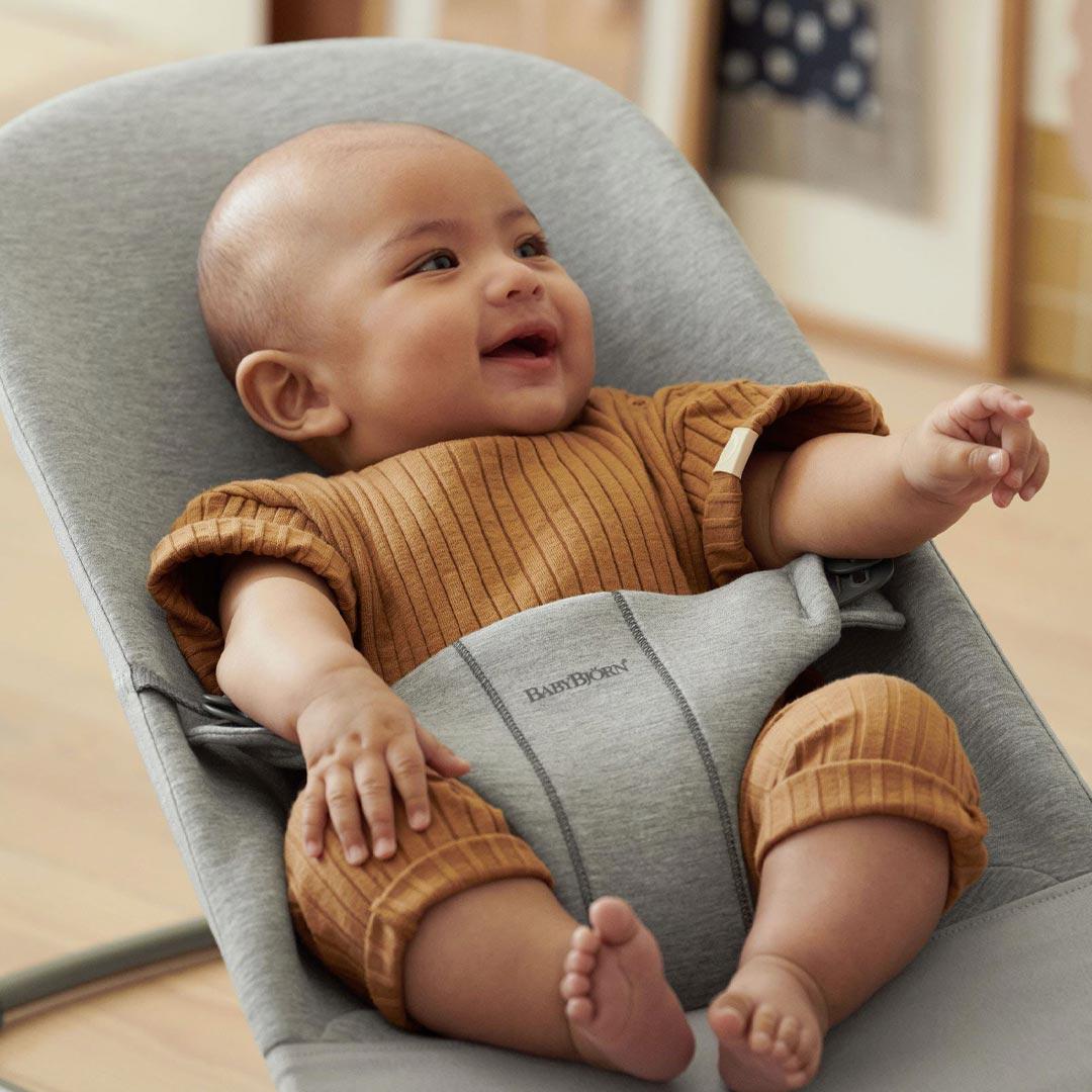  BabyBjorn Bouncer Bliss - 3D Jersey - Light Grey、mySite、merchandisen