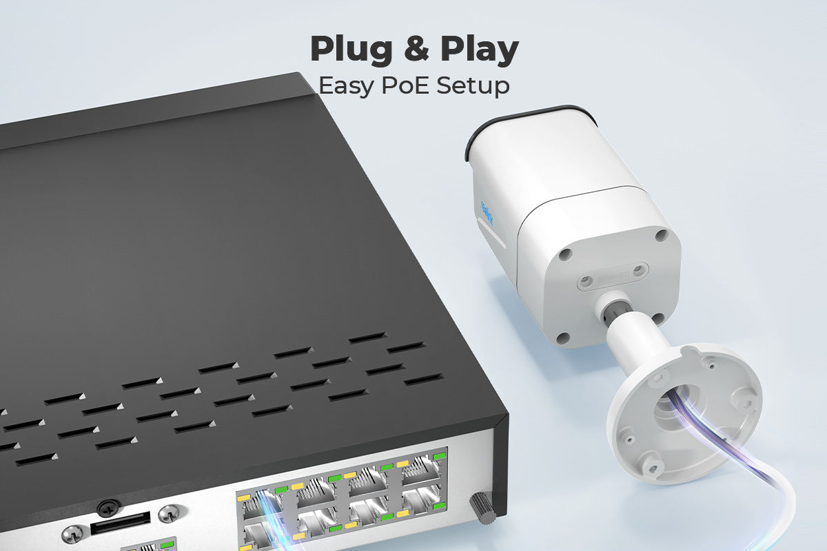 Reolink 4K 8CH Smart PoE Security Camera System with 5X Optical Zoom RLK8-811B4-A、mySite、camillekostekn