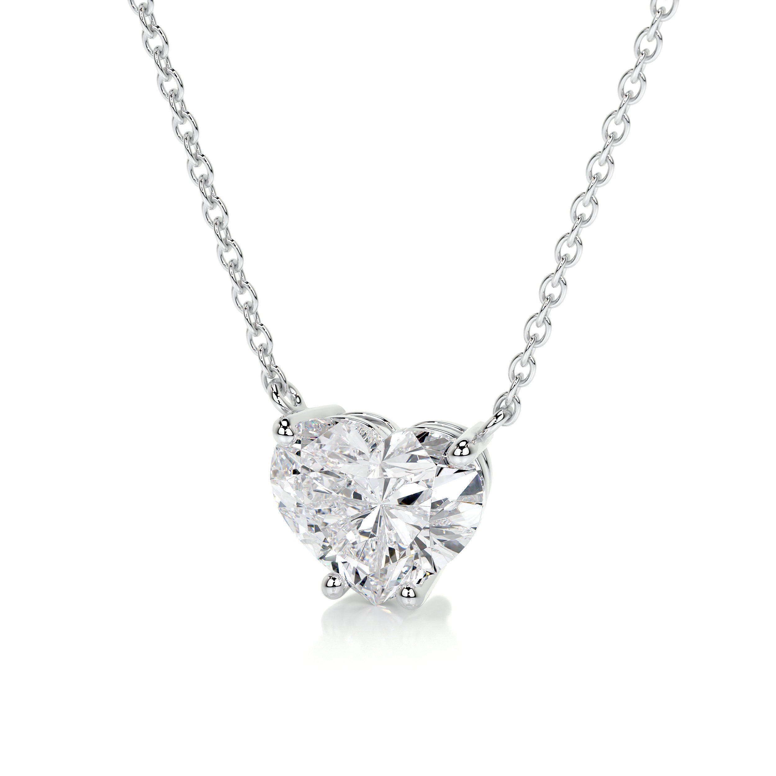 Betty Lab Grown Diamond Pendant -14K White Gold、mySite、hinf8tx79