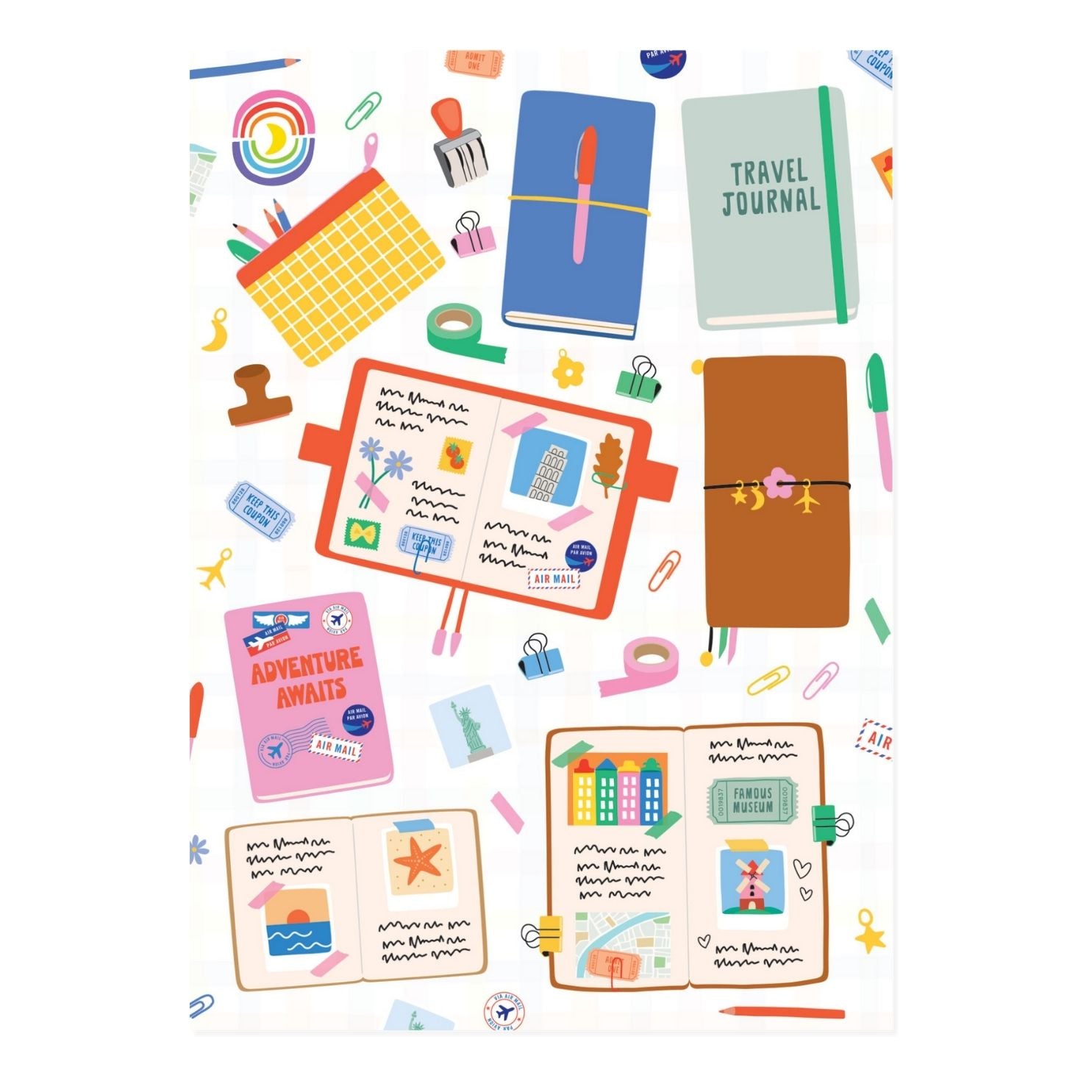  Roam Sweet Roam A6 Sticker Sheet、mySite、ghnorth